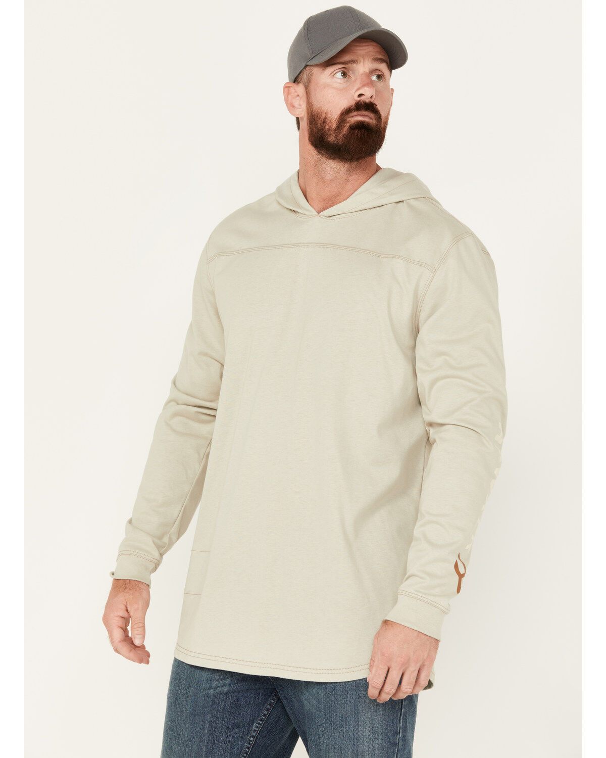 Men's Hawx FR Logo Hooded Long Sleeve Shirt
