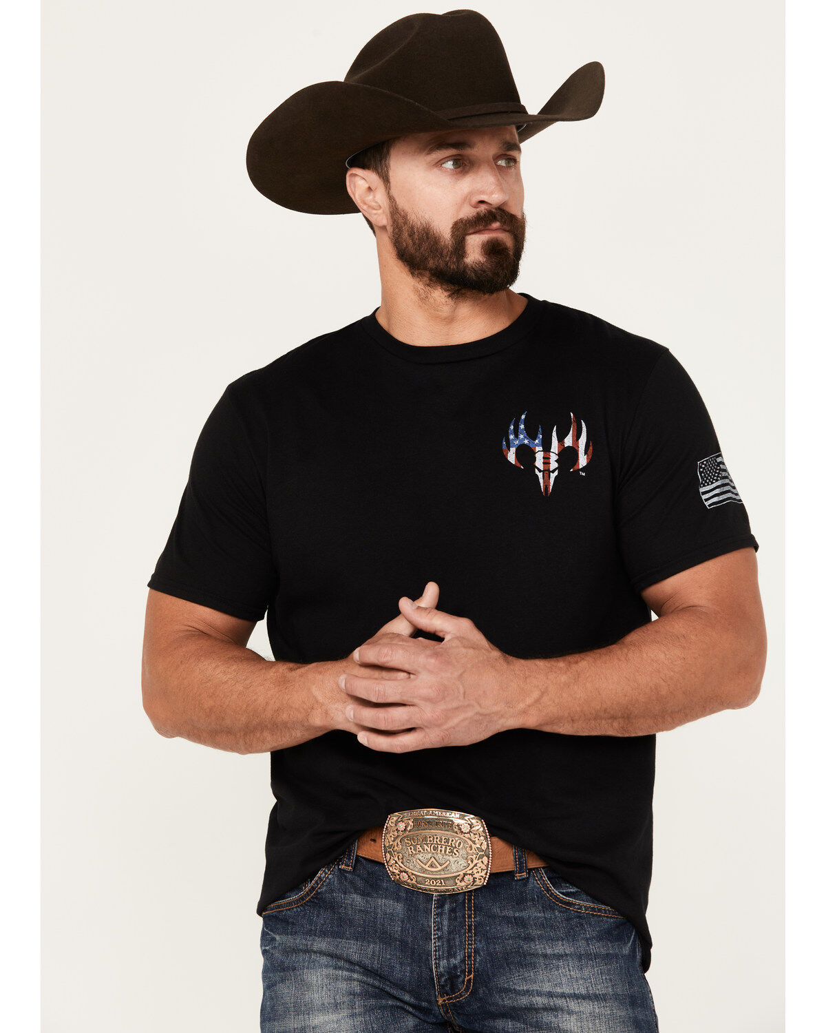 Men's Buckwear Defend Liberty Short Sleeve Graphic T-Shirt