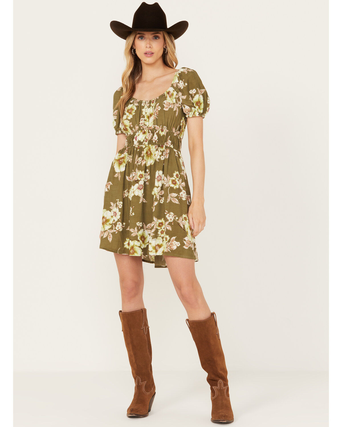 Women's Band of the Free Floral Print Mini Dress