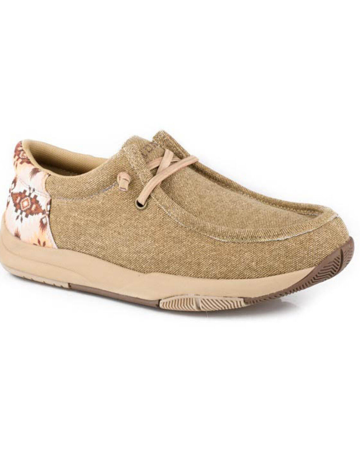 Women's Roper Clearcut Low Southwestern Print Casual Shoes - Moc Toe