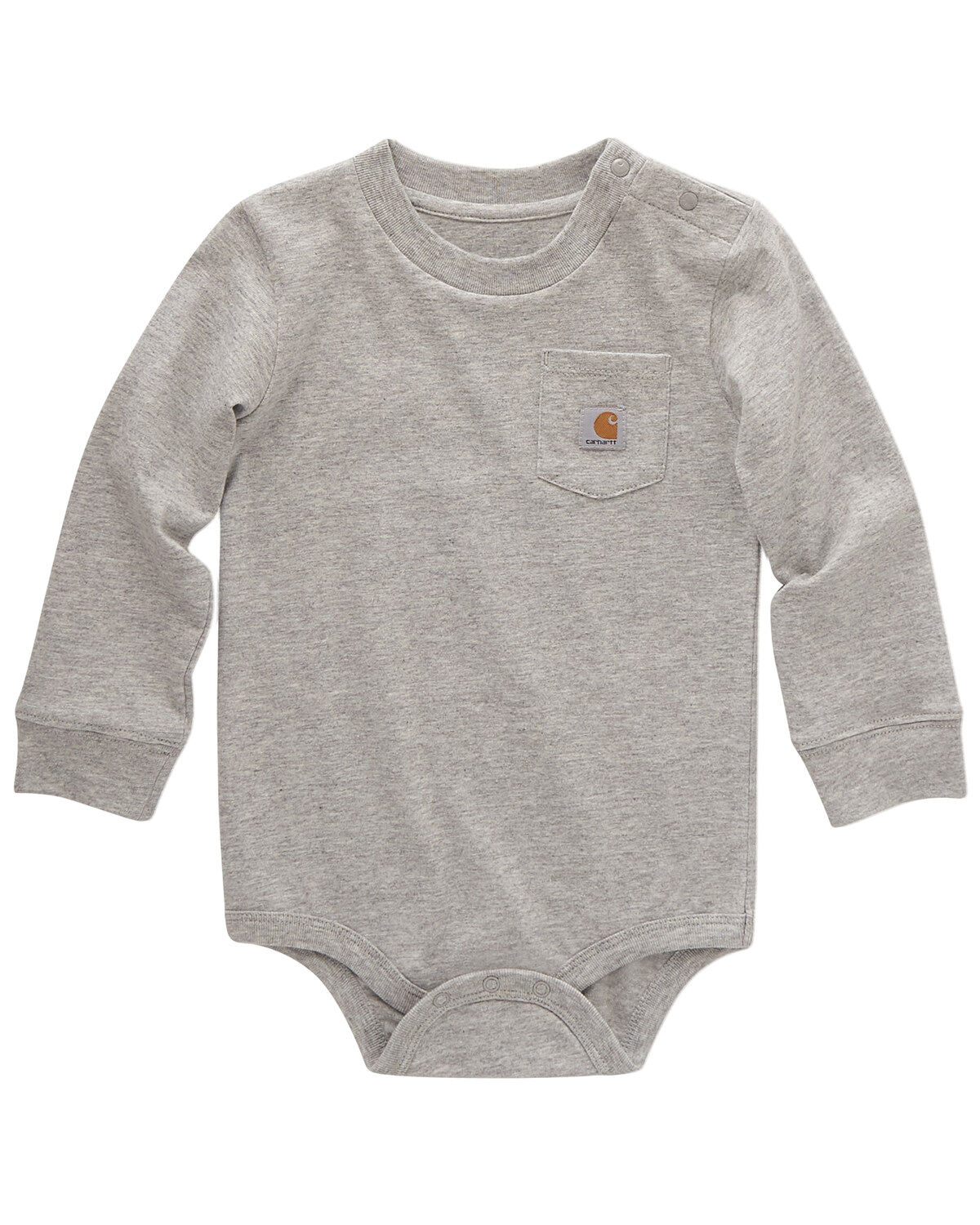 Boys' Carhartt Infant Logo Pocket Long Sleeve Onesie