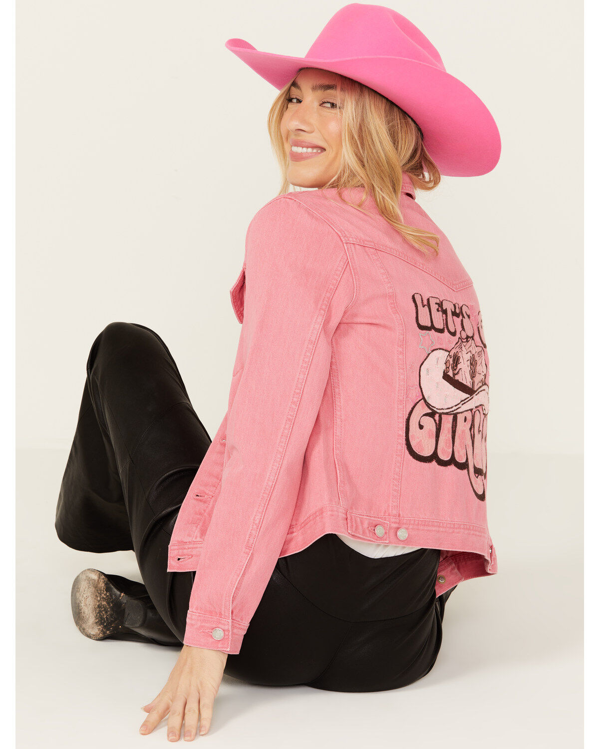 Women's Grace in LA Let's Go Girls Denim Jacket