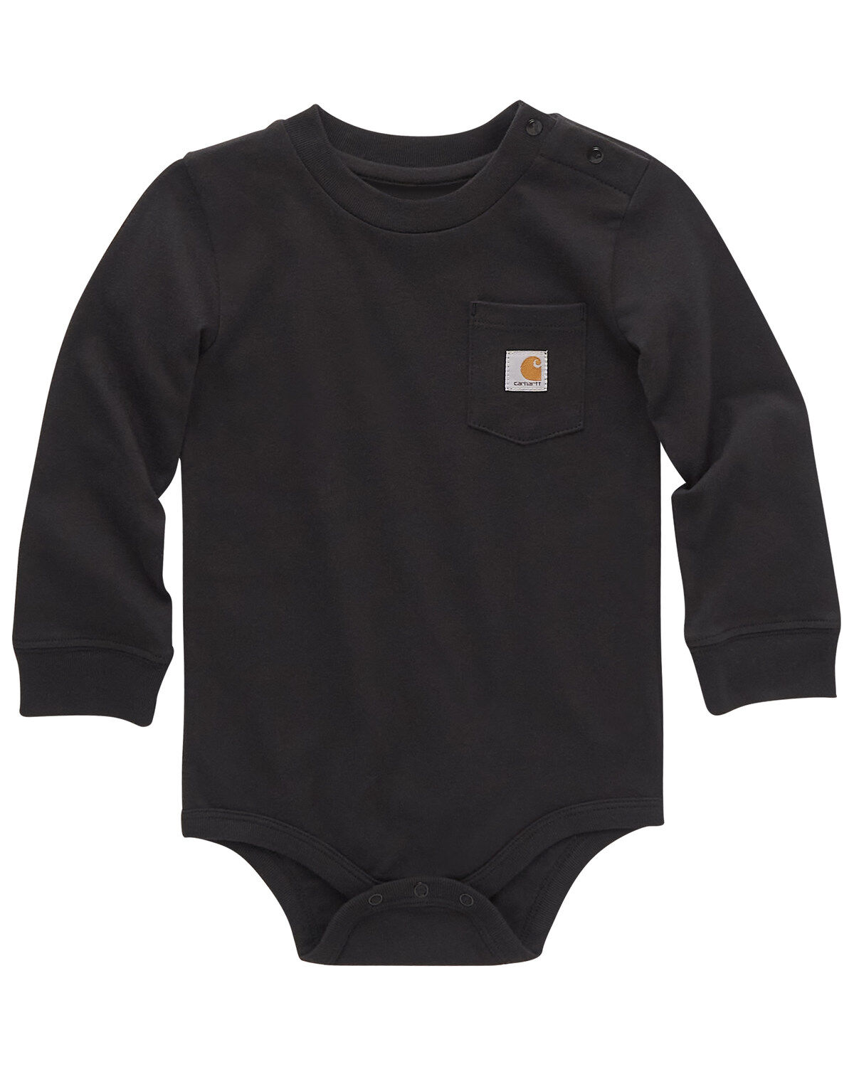 Boys' Carhartt Infant Logo Pocket Long Sleeve Onesie