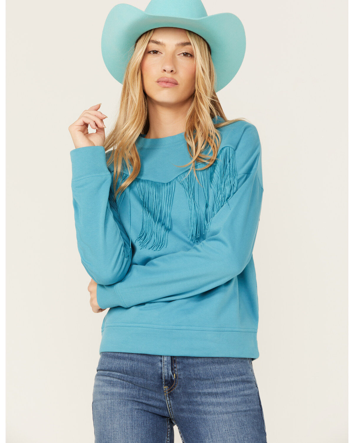 Women's Roper Fringe Fleece Pullover