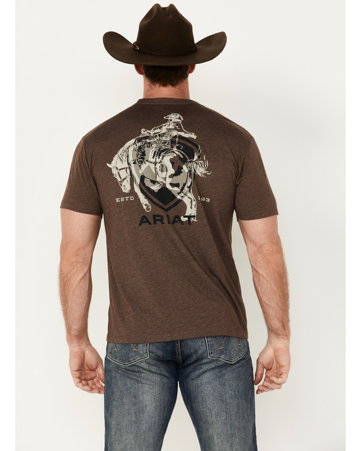 Men's Abilene Ariat Boot Barn Exclusive Shield Short Sleeve Graphic T-