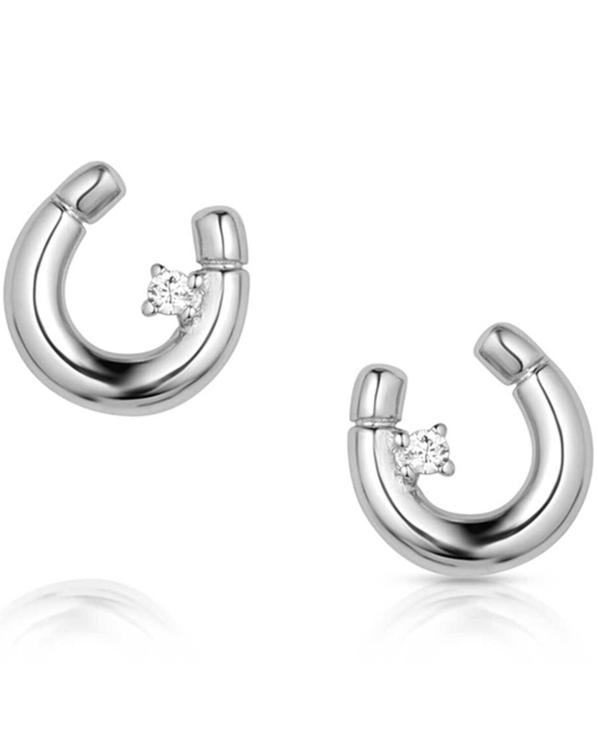 Women's Montana Silversmiths Little Light Horseshoe Earrings