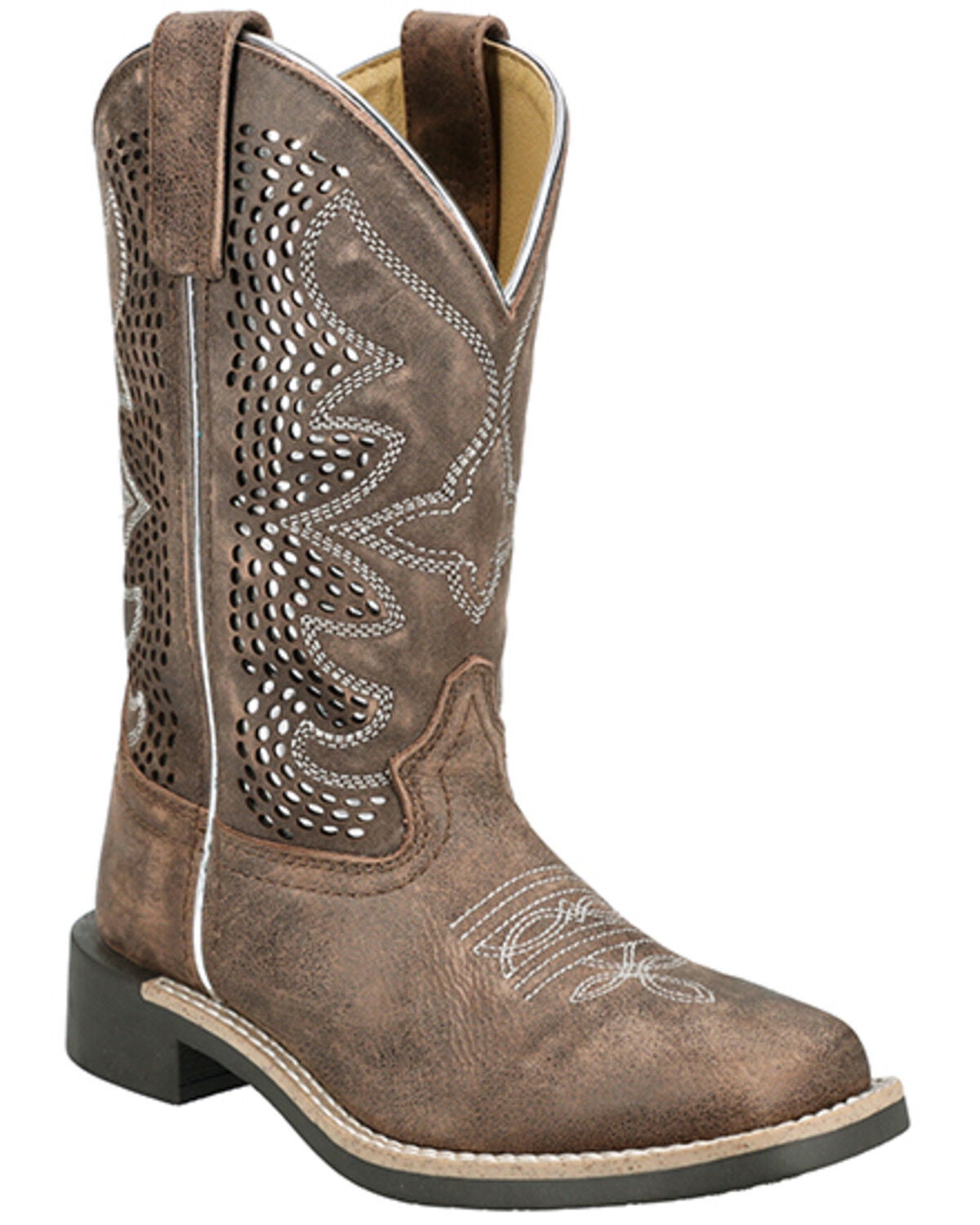 Girls' Smoky Mountain Little Willow Western Boots - Broad Square Toe