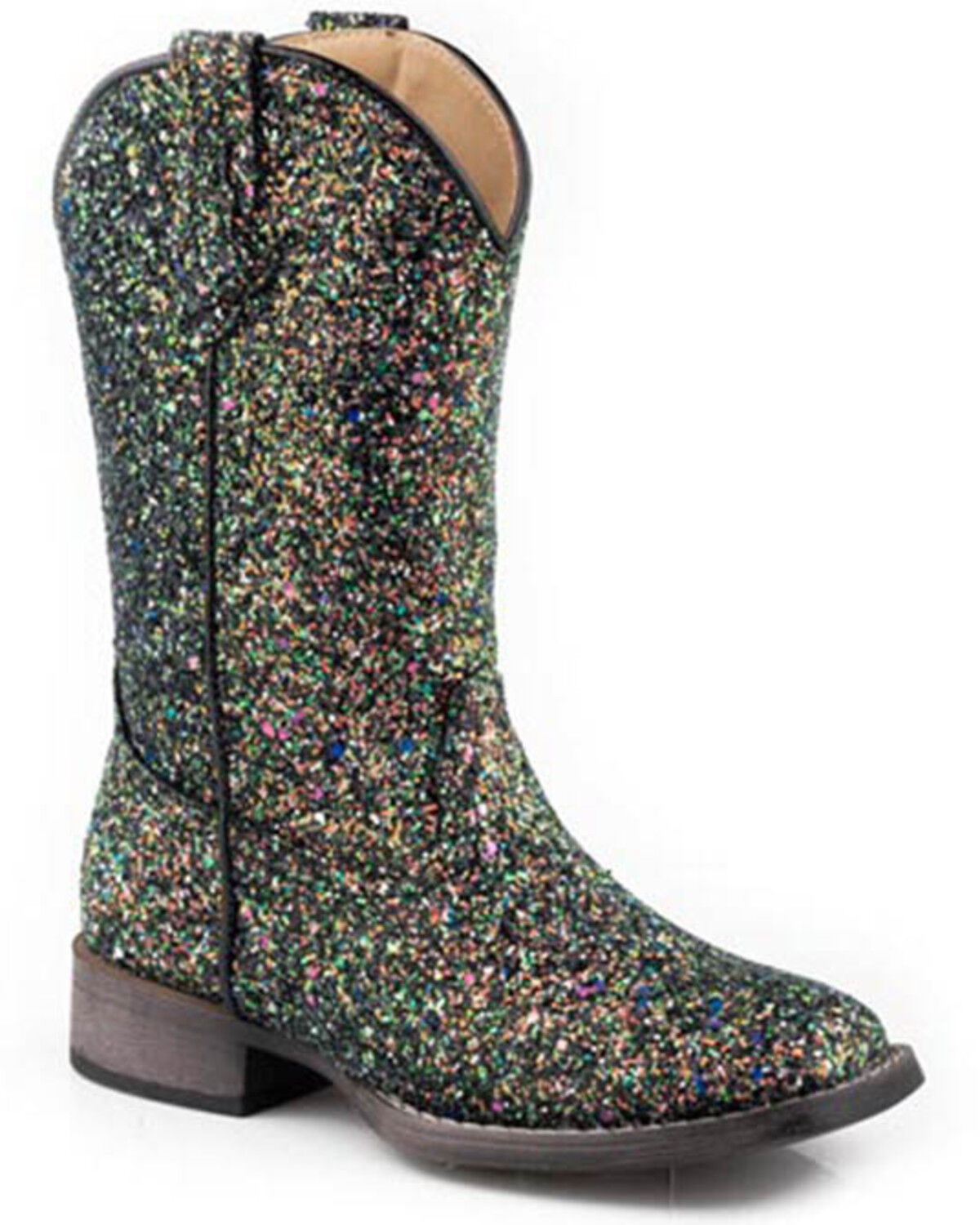 Girls' Roper Little Glitter Galore Western Boots - Broad Square Toe