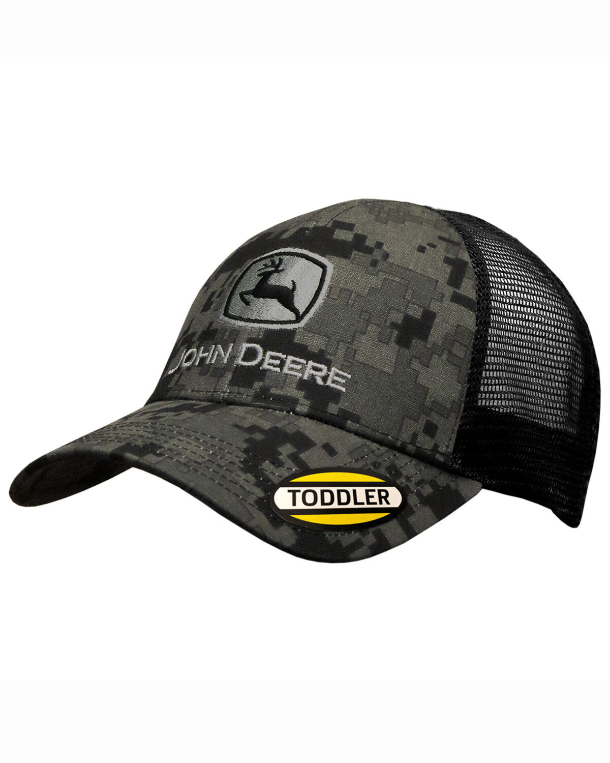 Boys' John Deere Toddler Digi Camo Embroidered Logo Mesh Ball Cap