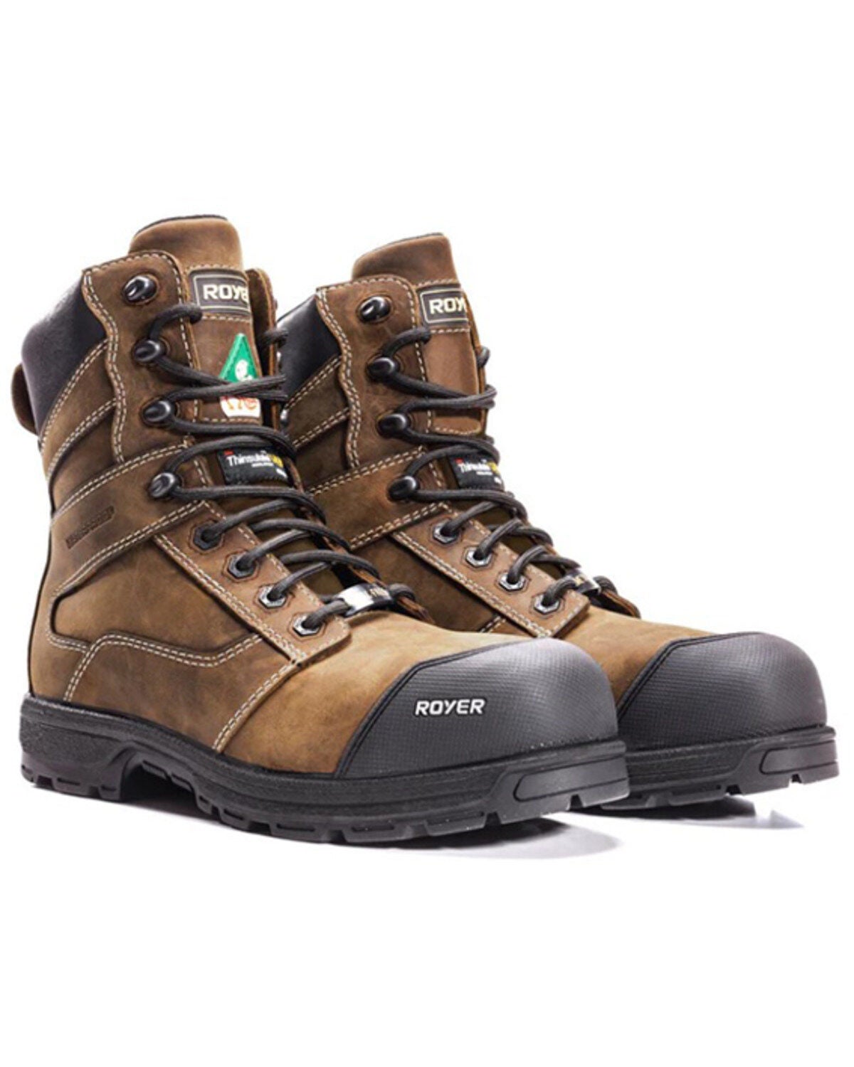 Men's ROYER 8" Agility Artic Grip Waterproof Work Boots - Composite To