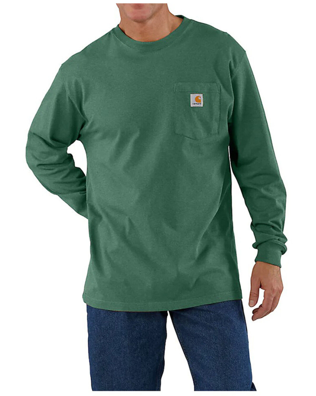 Men's Carhartt Loose Fit Heavyweight Long Sleeve Pocket T-Shirt
