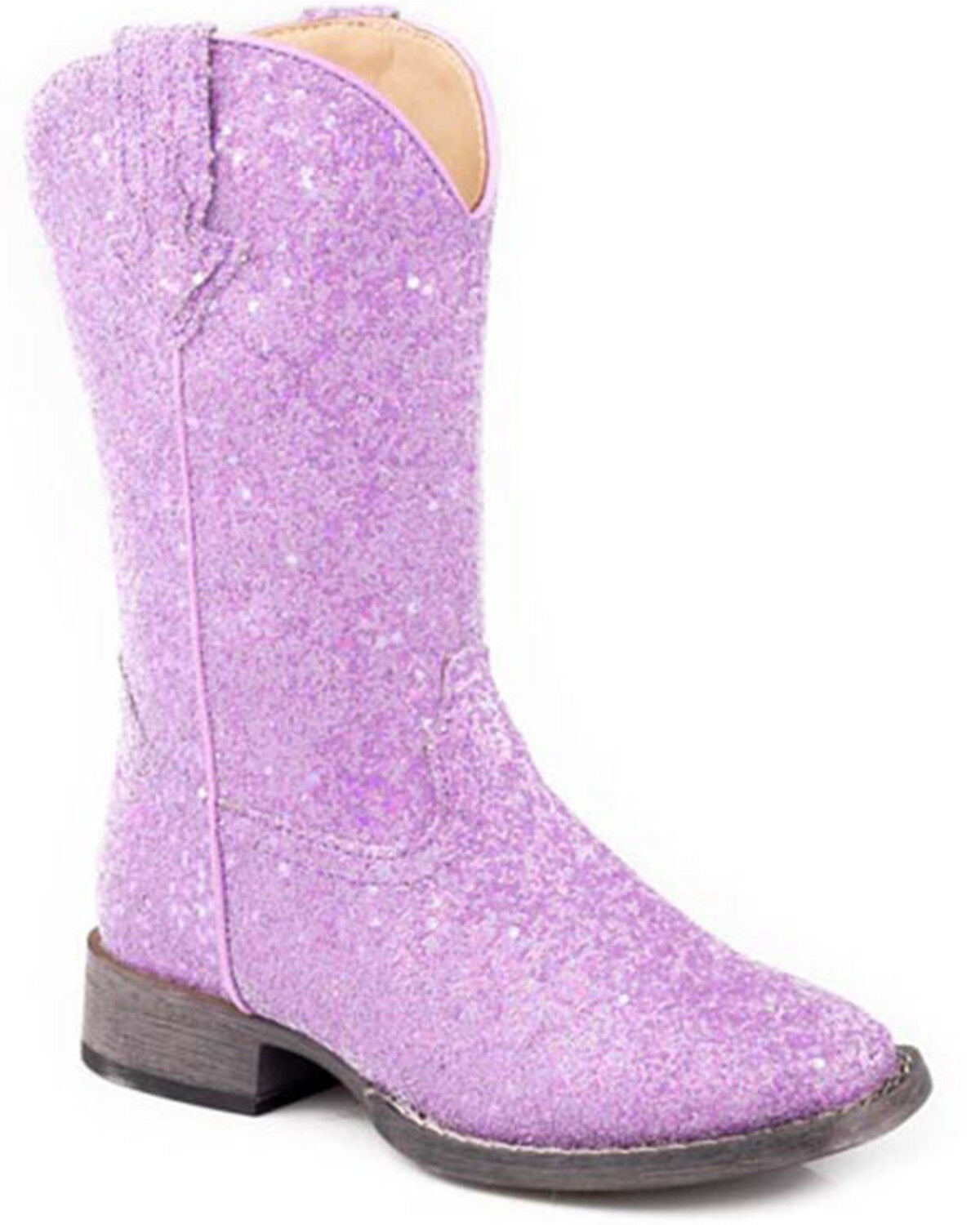 Girls' Roper Little Glitter Galore Western Boots - Broad Square Toe