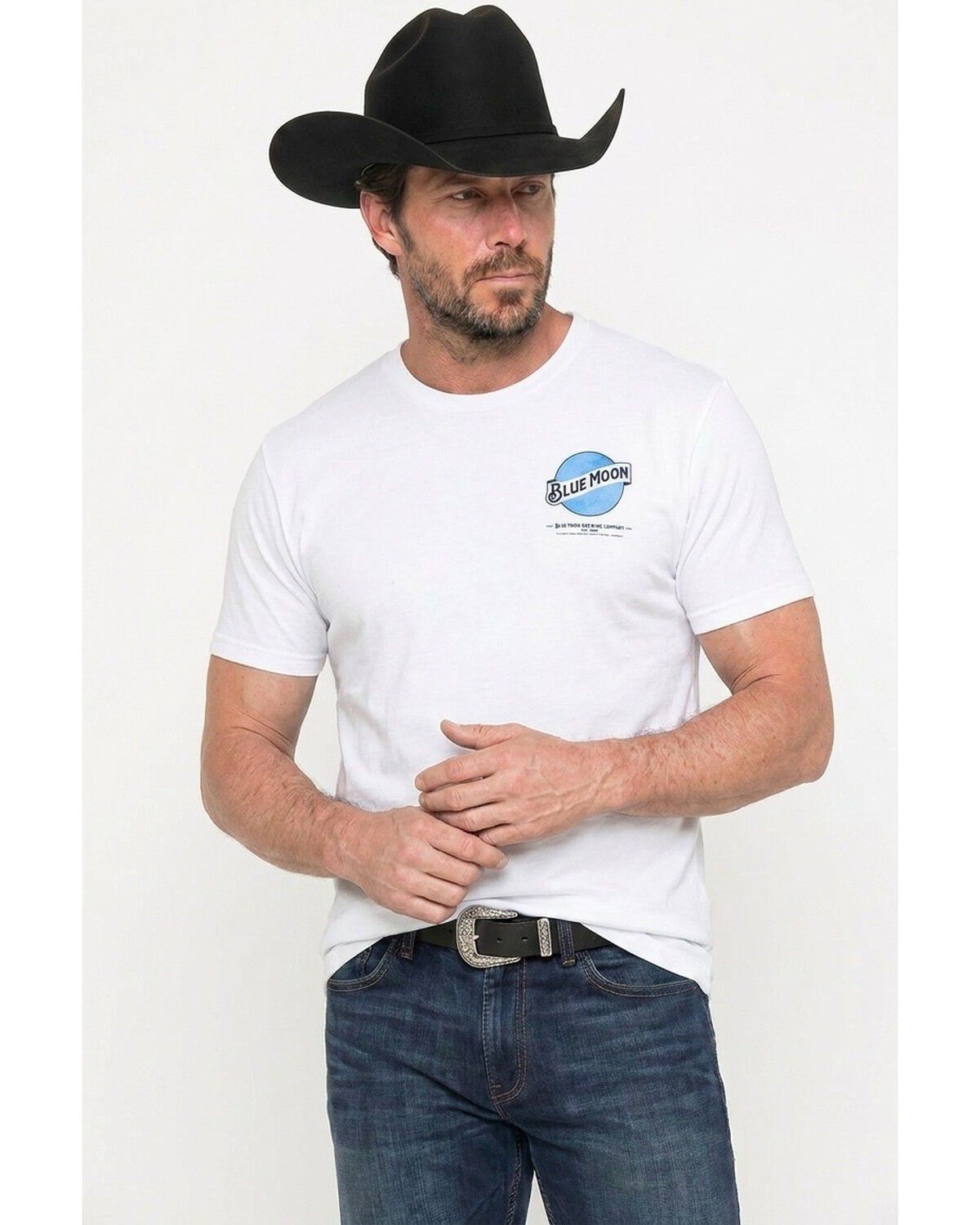 Men's Blue Moon Logo Short Sleeve Graphic T-Shirt
