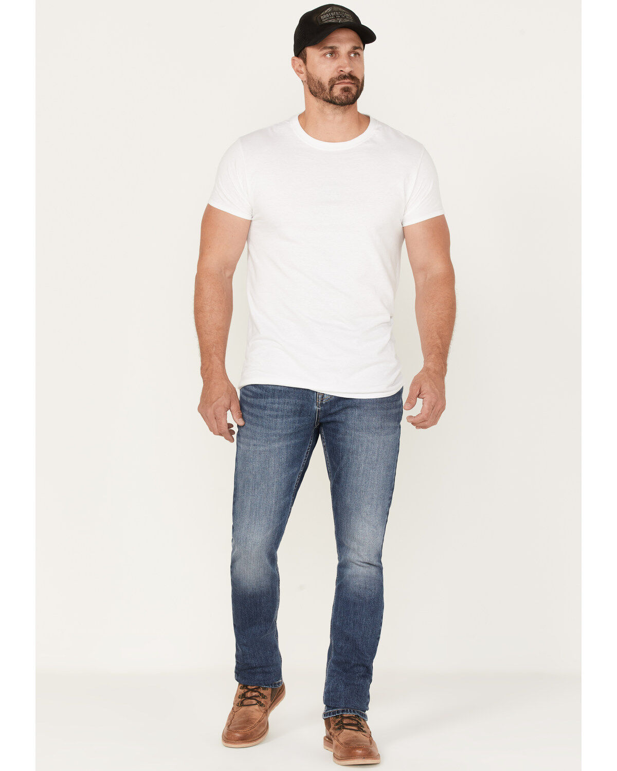 Men's Brothers and Sons Wilder Wash Stretch Slim Tapered Jeans