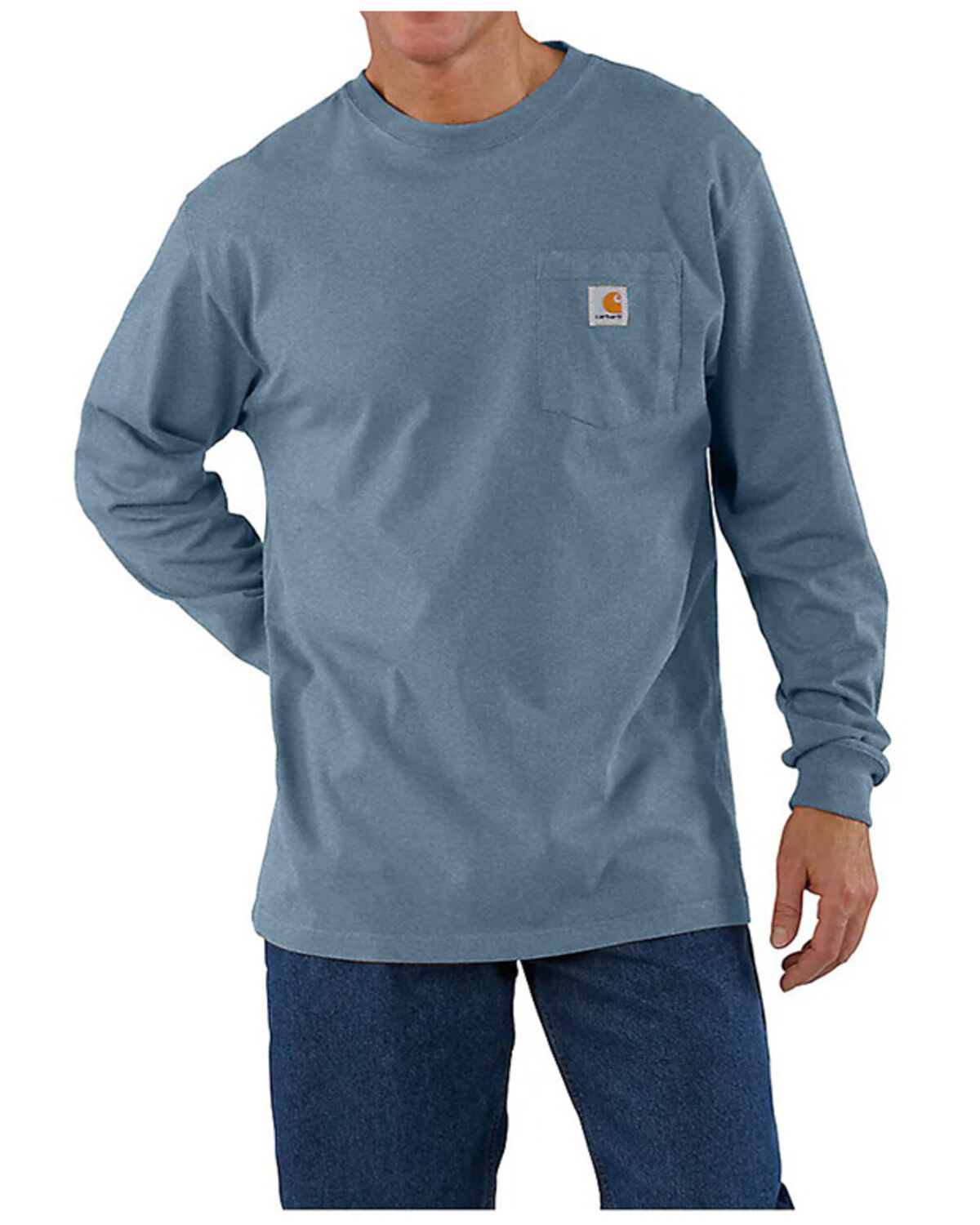 Men's Carhartt Loose Fit Heavyweight Long Sleeve Pocket Graphic T-Shir