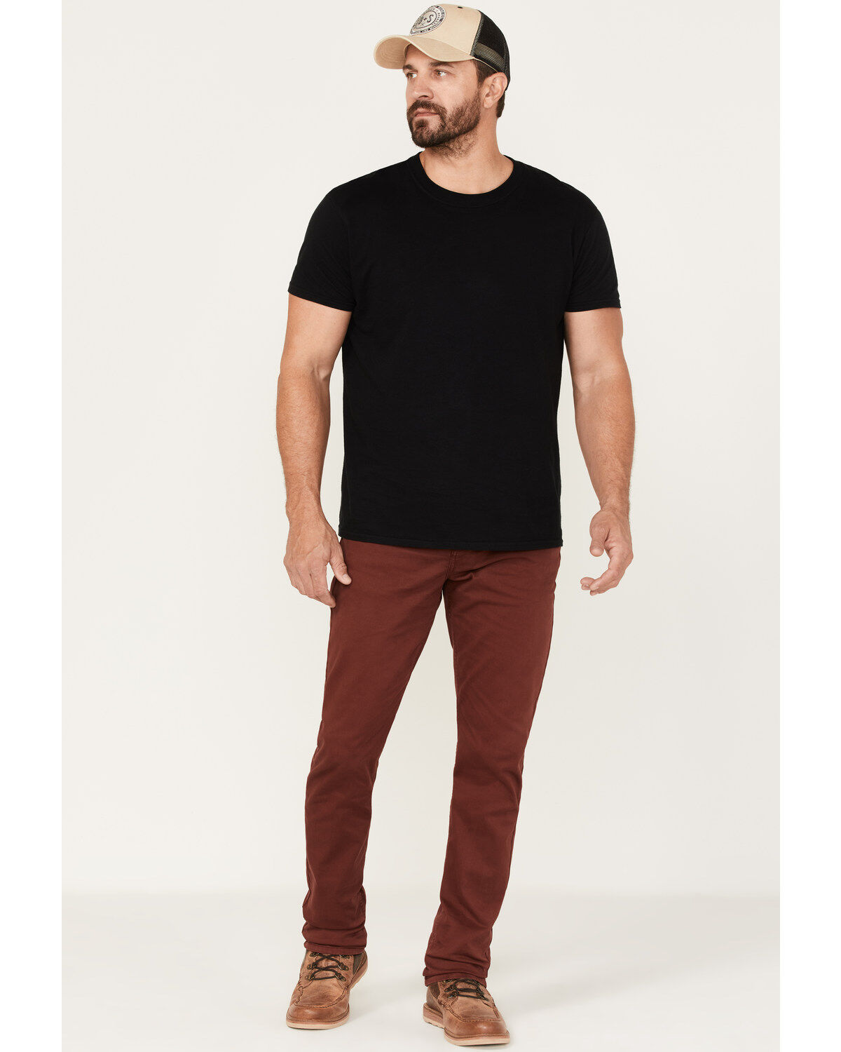 Men's Brothers and Sons Port Wash Stretch Slim Straight Jeans