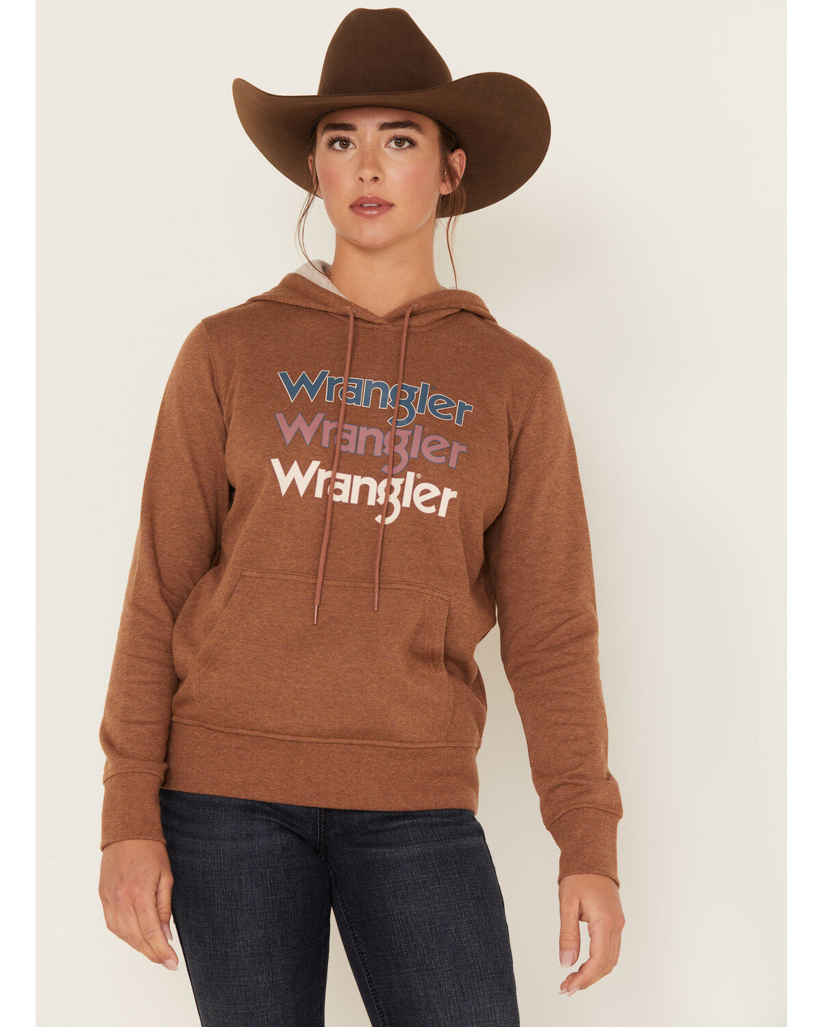 Women's Wrangler Retro Boot Barn Exclusive Logo Graphic Hoodie