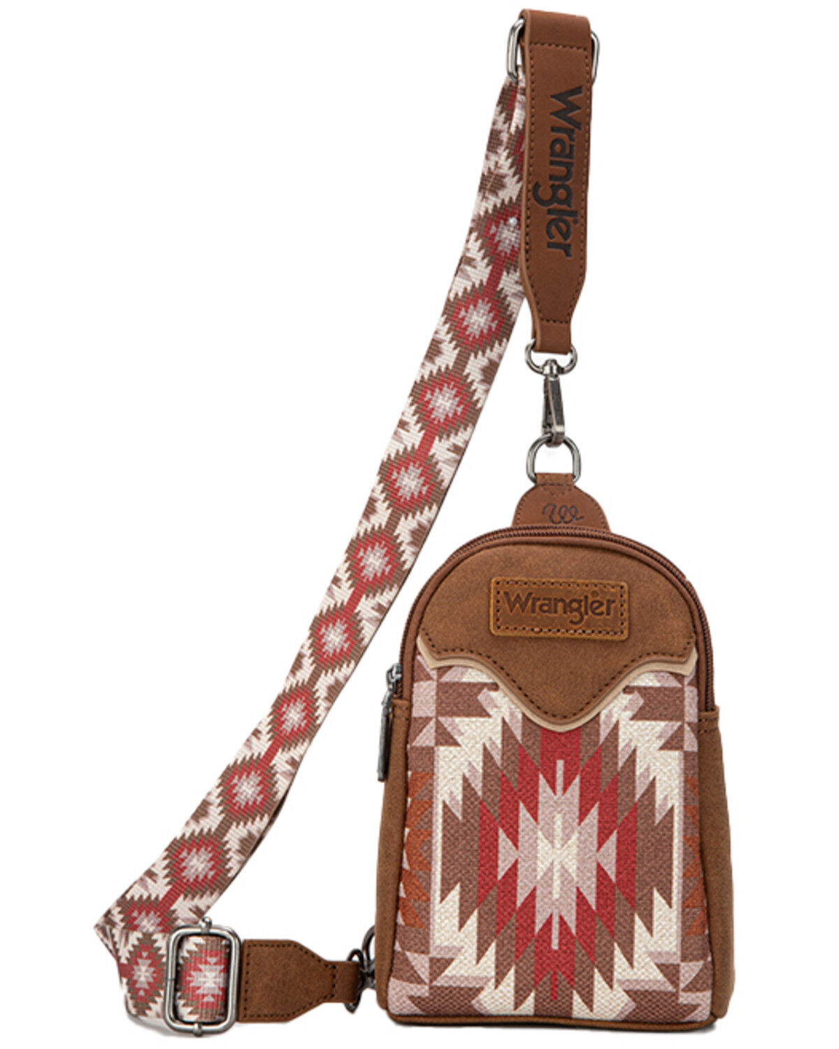 Women's Wrangler x Boot Barn Southwestern Print Sling Crossbody Bag
