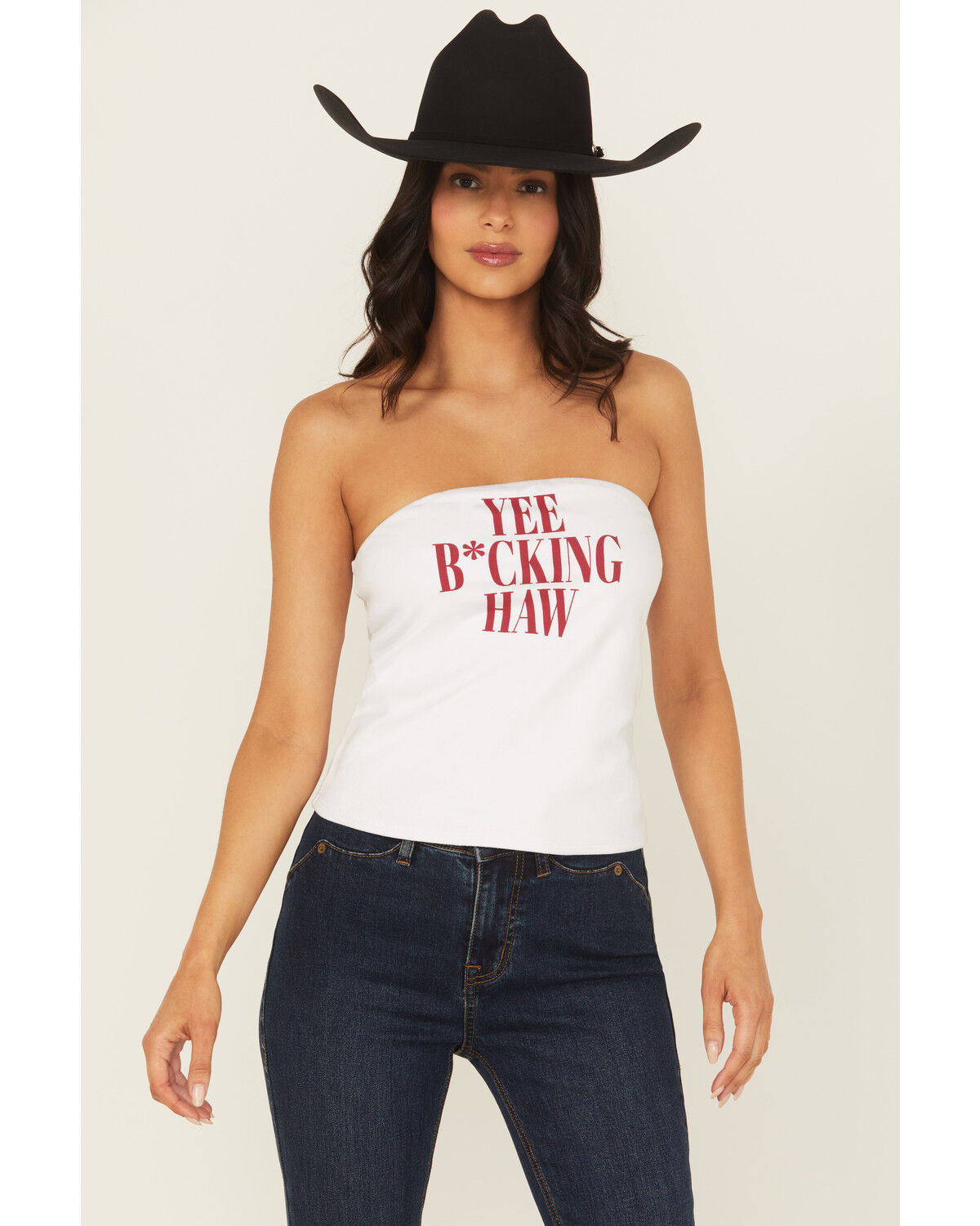 Women's Blended Yee B*cking Haw Tube Top