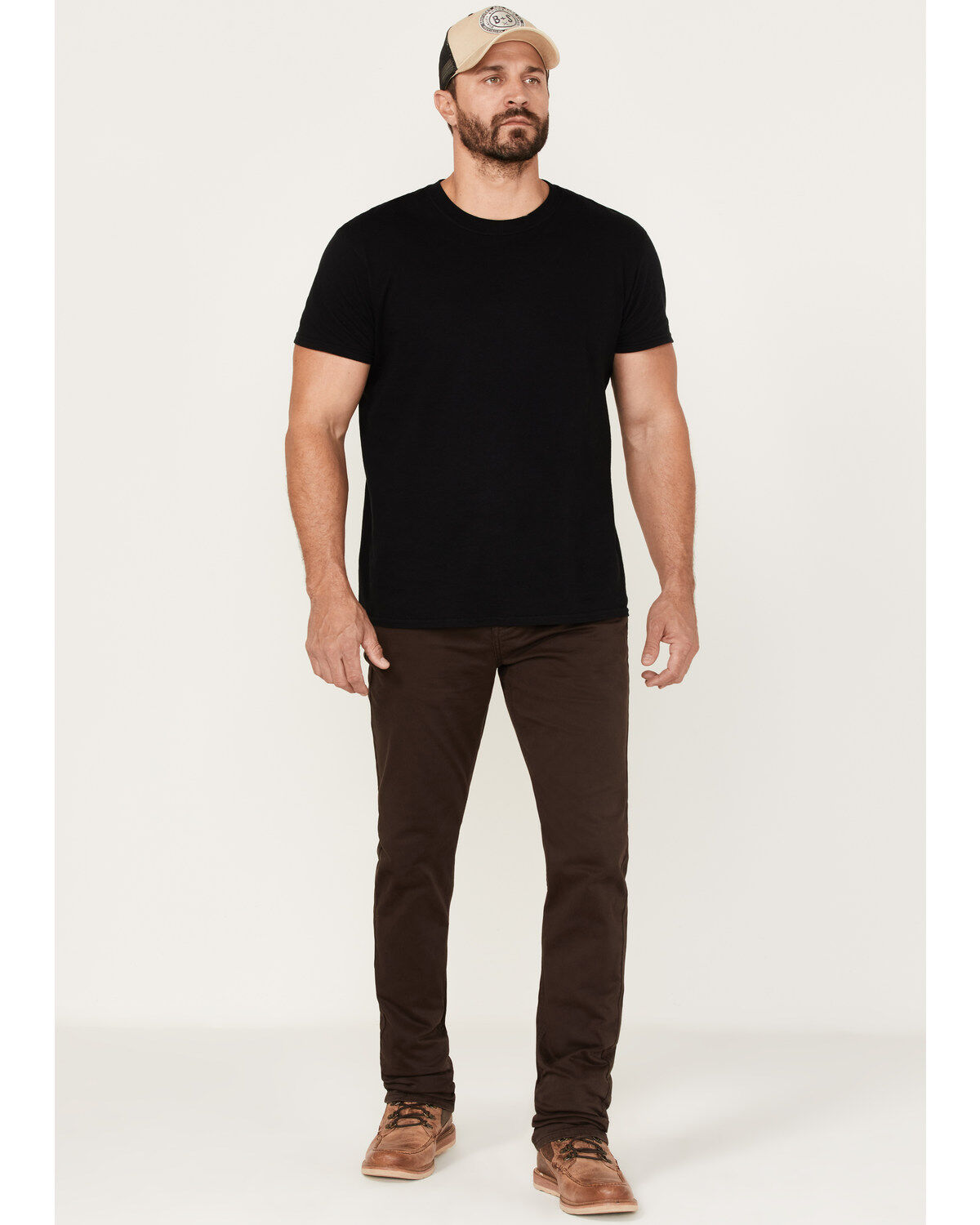 Men's Brothers and Sons Java Wash Stretch Slim Straight Jeans