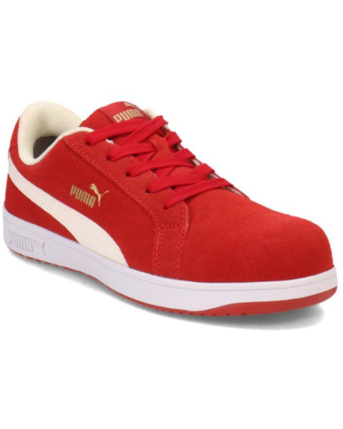 Women's Puma Safety Icon Suede Low EH Safety Toe Work Shoes - Composit