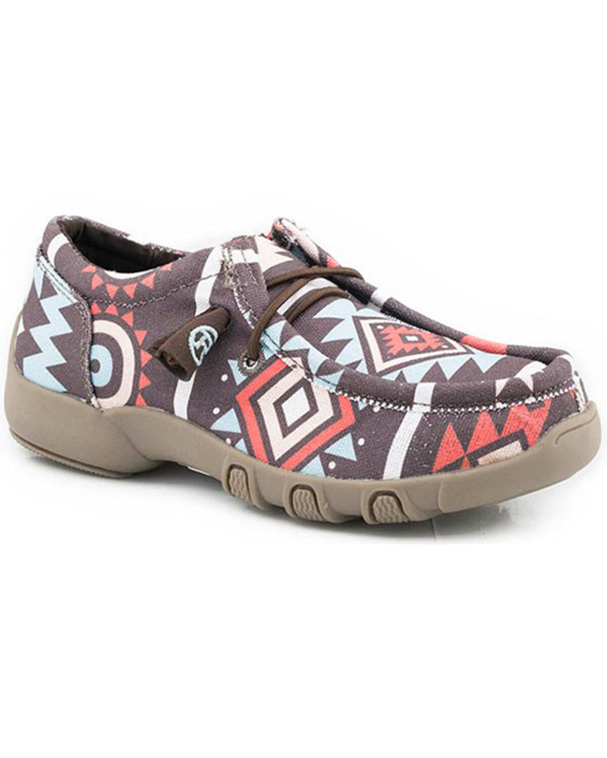 Boys' Roper Chillin Southwestern Casual Shoes - Moc Toe