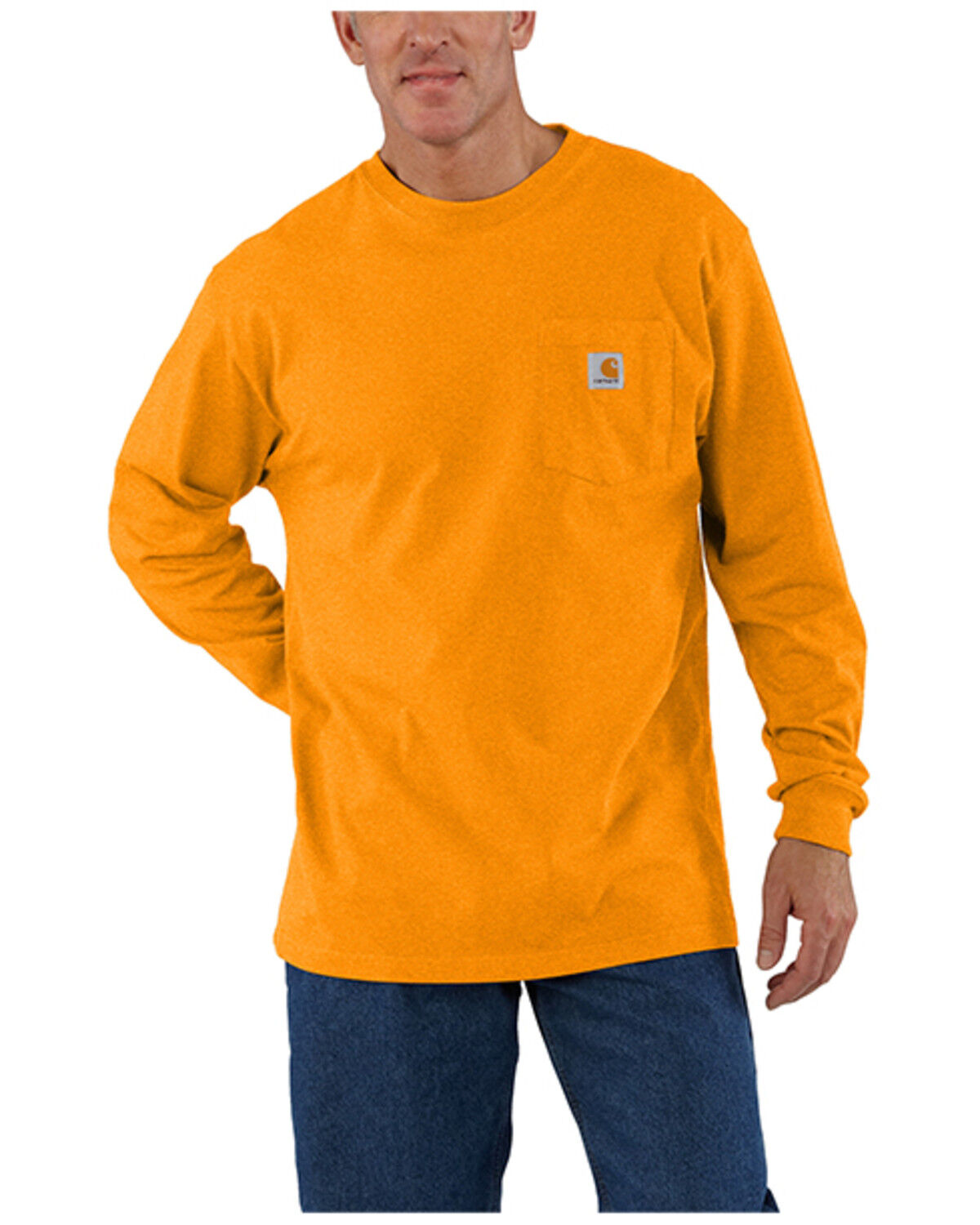 Men's Carhartt Loose Fit Heavyweight Long Sleeve Pocket T-Shirt