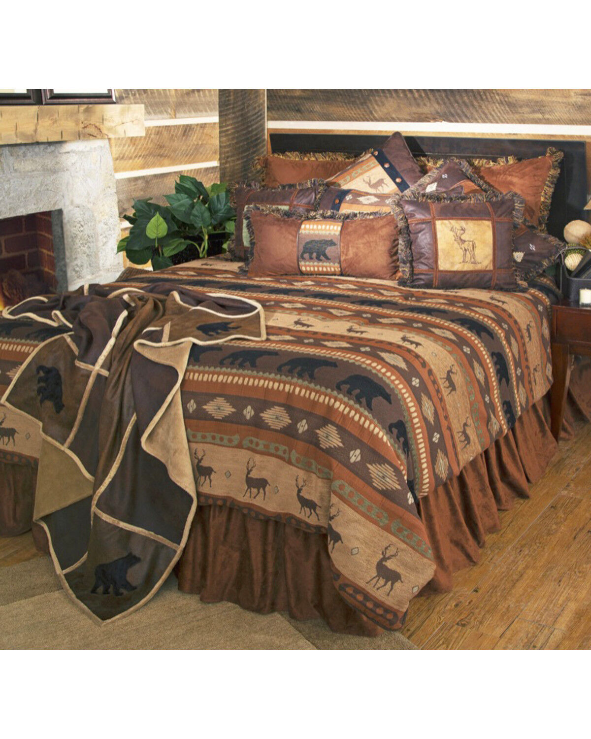 Carstens Autumn Trails King Bedding - 5 Piece Set
