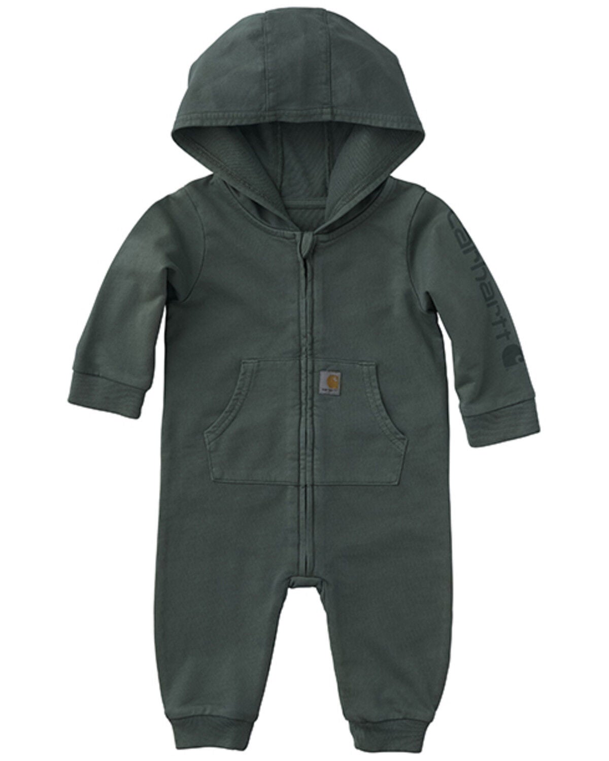 Boys' Carhartt Infant Solid Long Sleeve Zip-Up Hooded Coverall