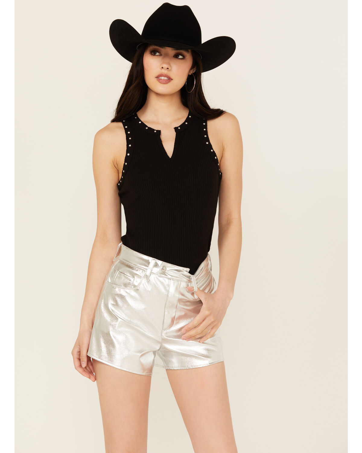 Women's Miss Me Rhinestone Tank Top