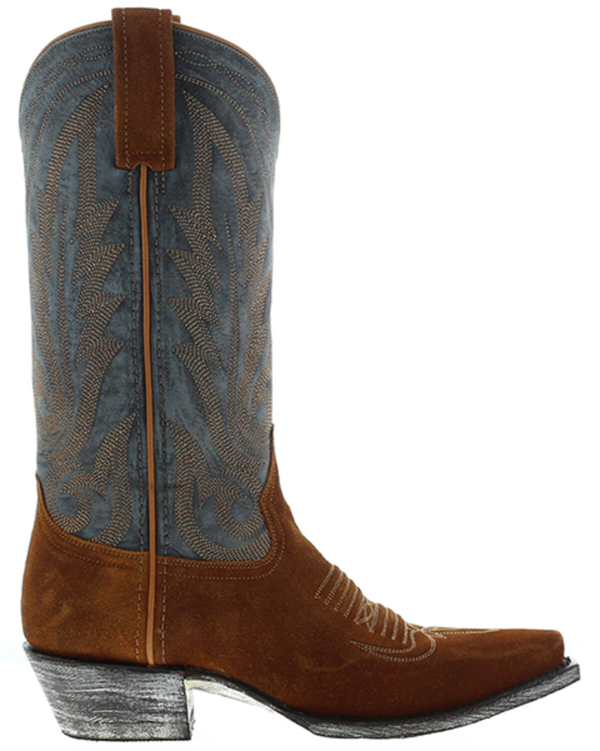 Women's Liberty Black Dalilah Suede Western Boots - Snip Toe