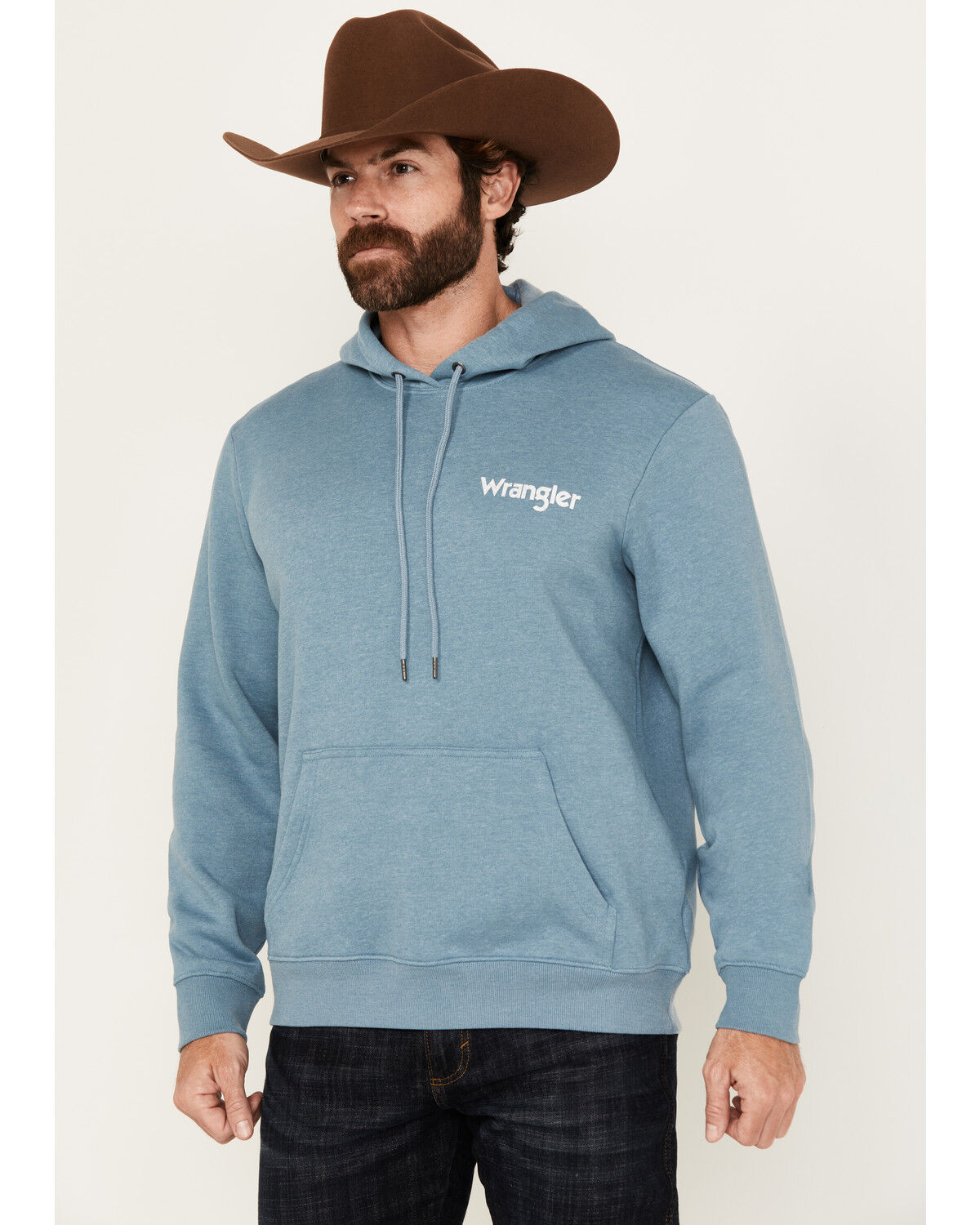 Men's Wrangler Scenic Steerhead Graphic Hooded Sweatshirt