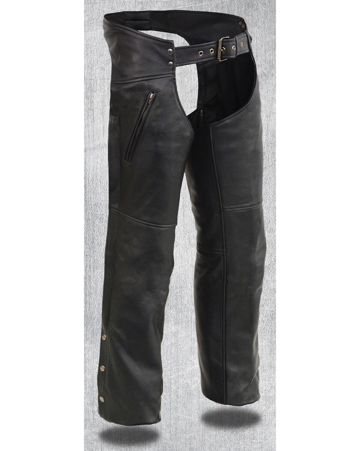 Men's Milwaukee Leather Heated Zipper Side Pocket Chaps - 5X