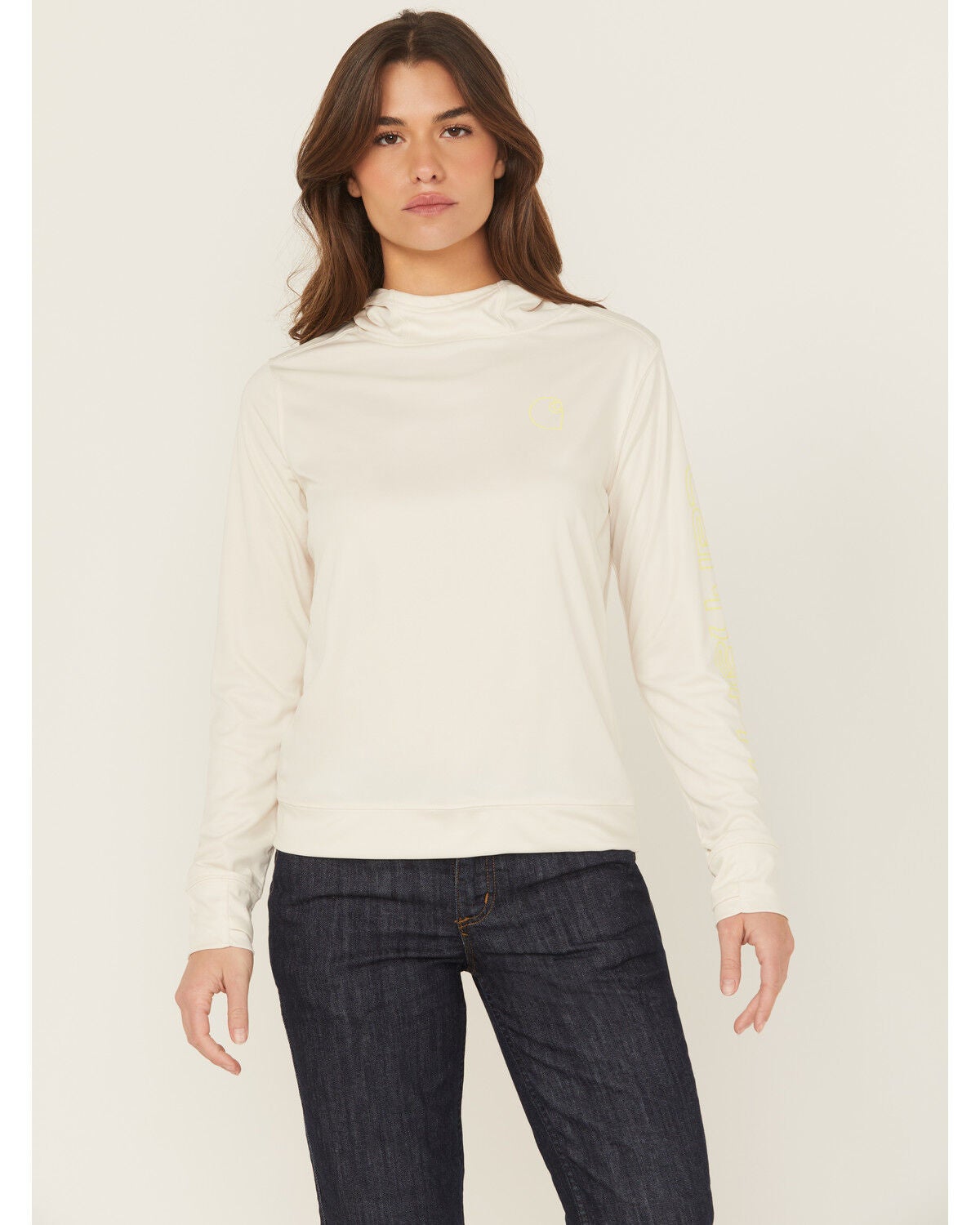 Women's Carhartt Force Sun Defender Lightweight Long Sleeve Hooded G