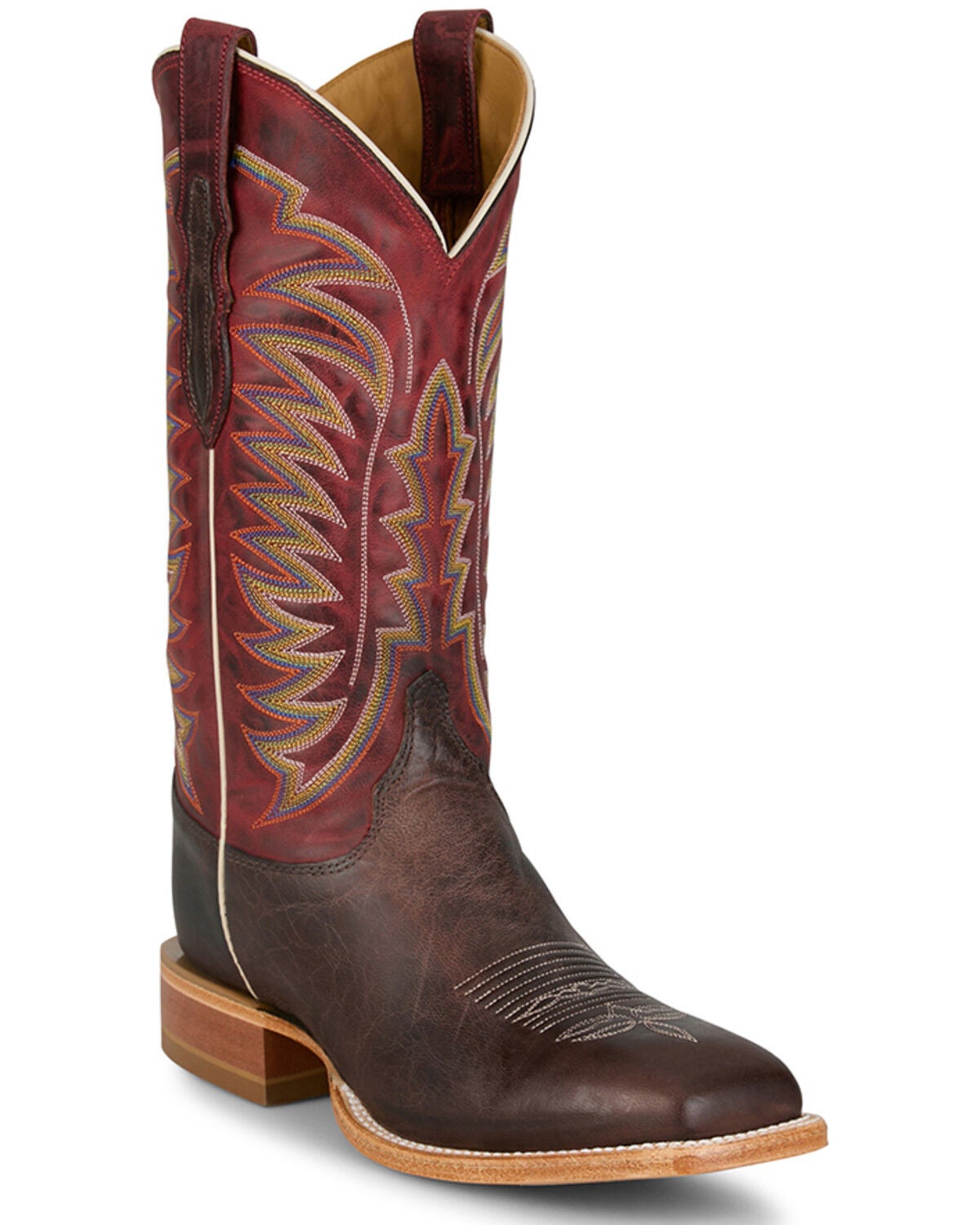 Men's Justin Burchett Western Boots - Square Toe
