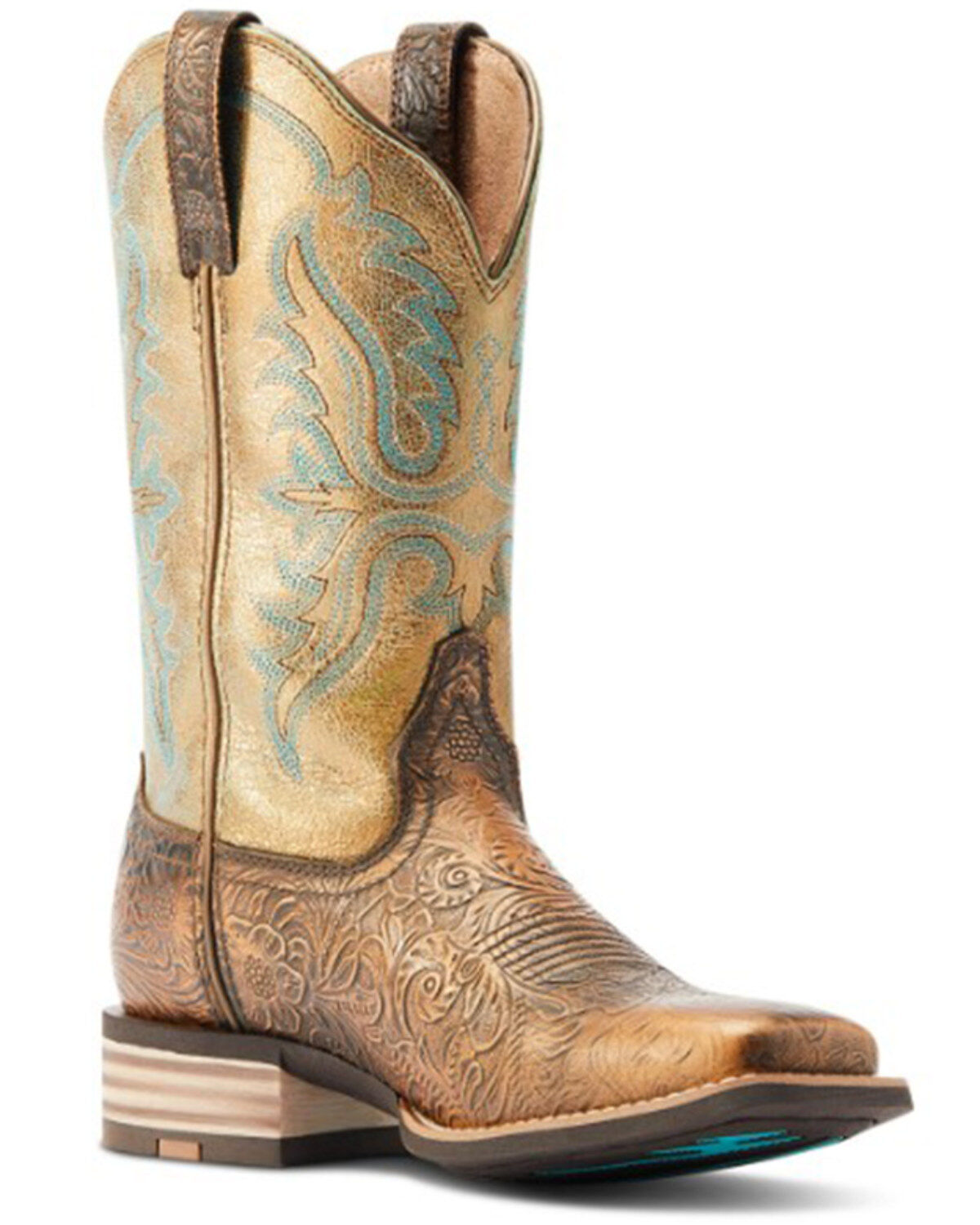 Women's Ariat Olena Western Performance Boots - Broad Square Toe
