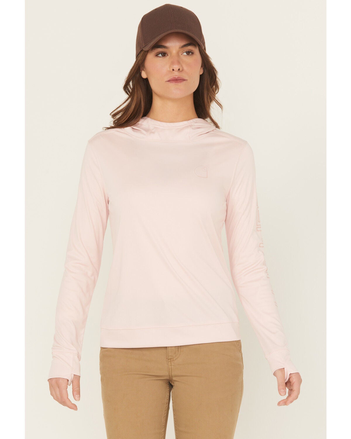 Women's Carhartt Force Sun Defender Relaxed Fit Lightweight Long Slee