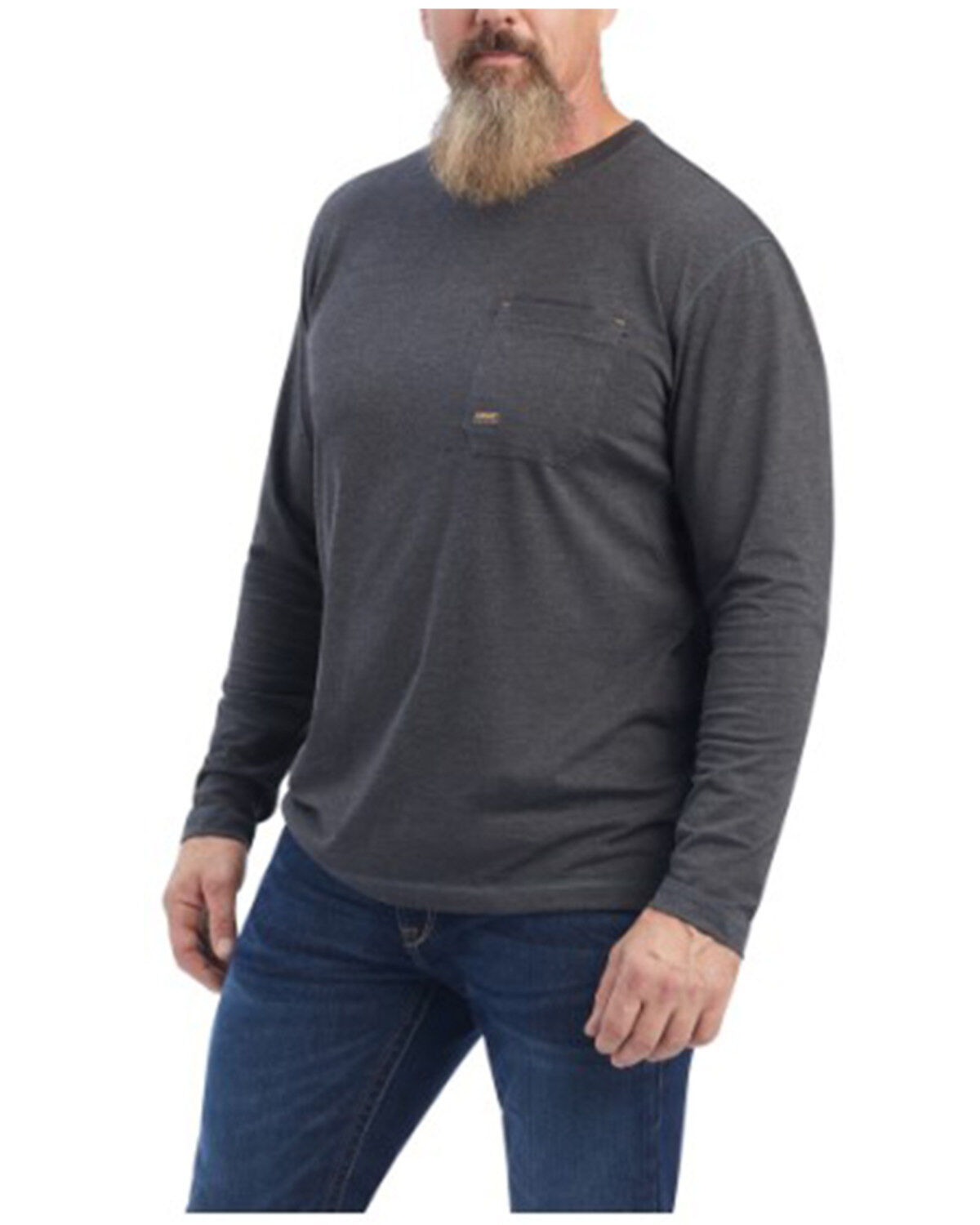 Men's Ariat Rebar Workman Born For This Long Sleeve Graphic T-Shirt