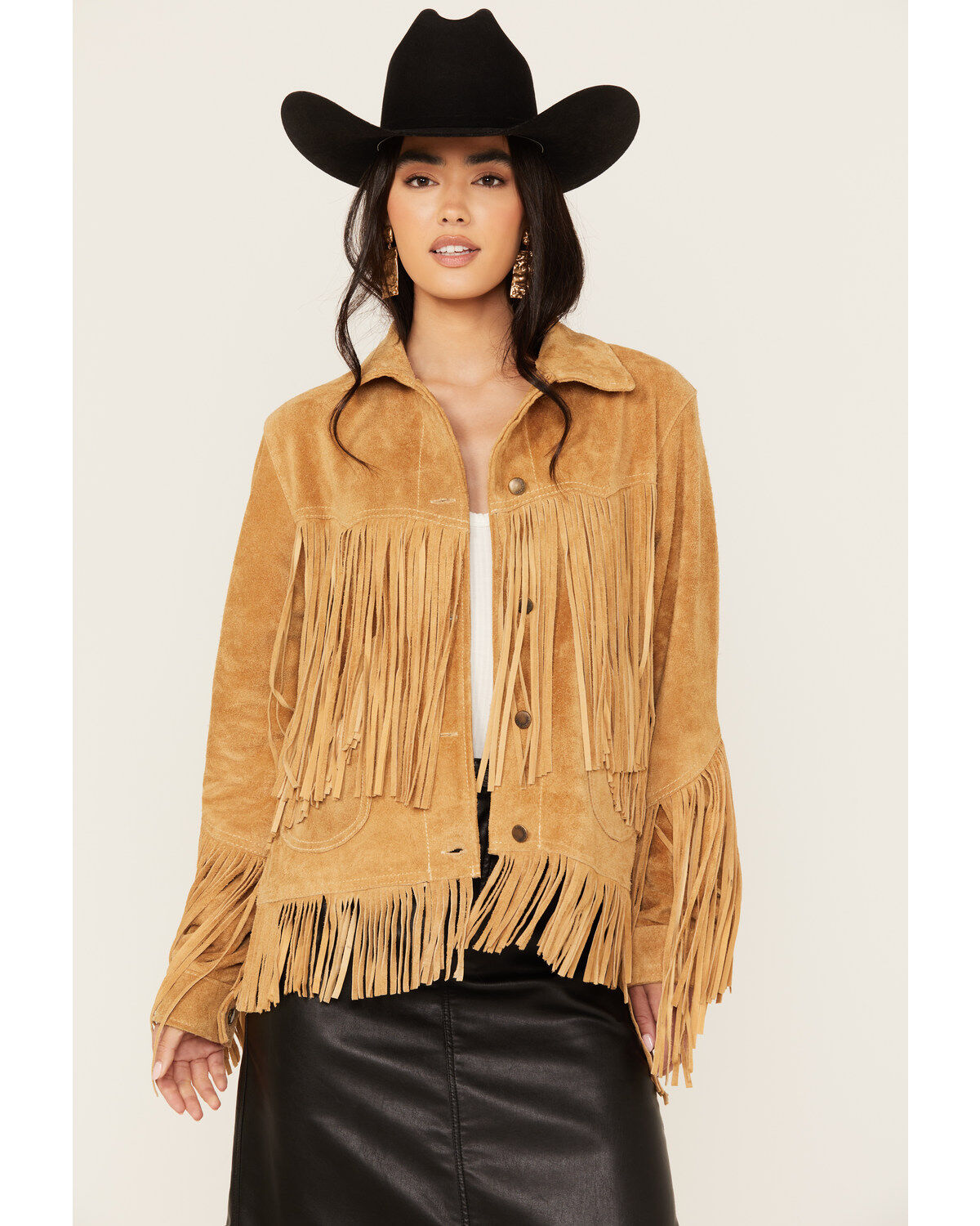 Women's STS Ranchwear by Carroll Suede Fringe Elsa Jacket
