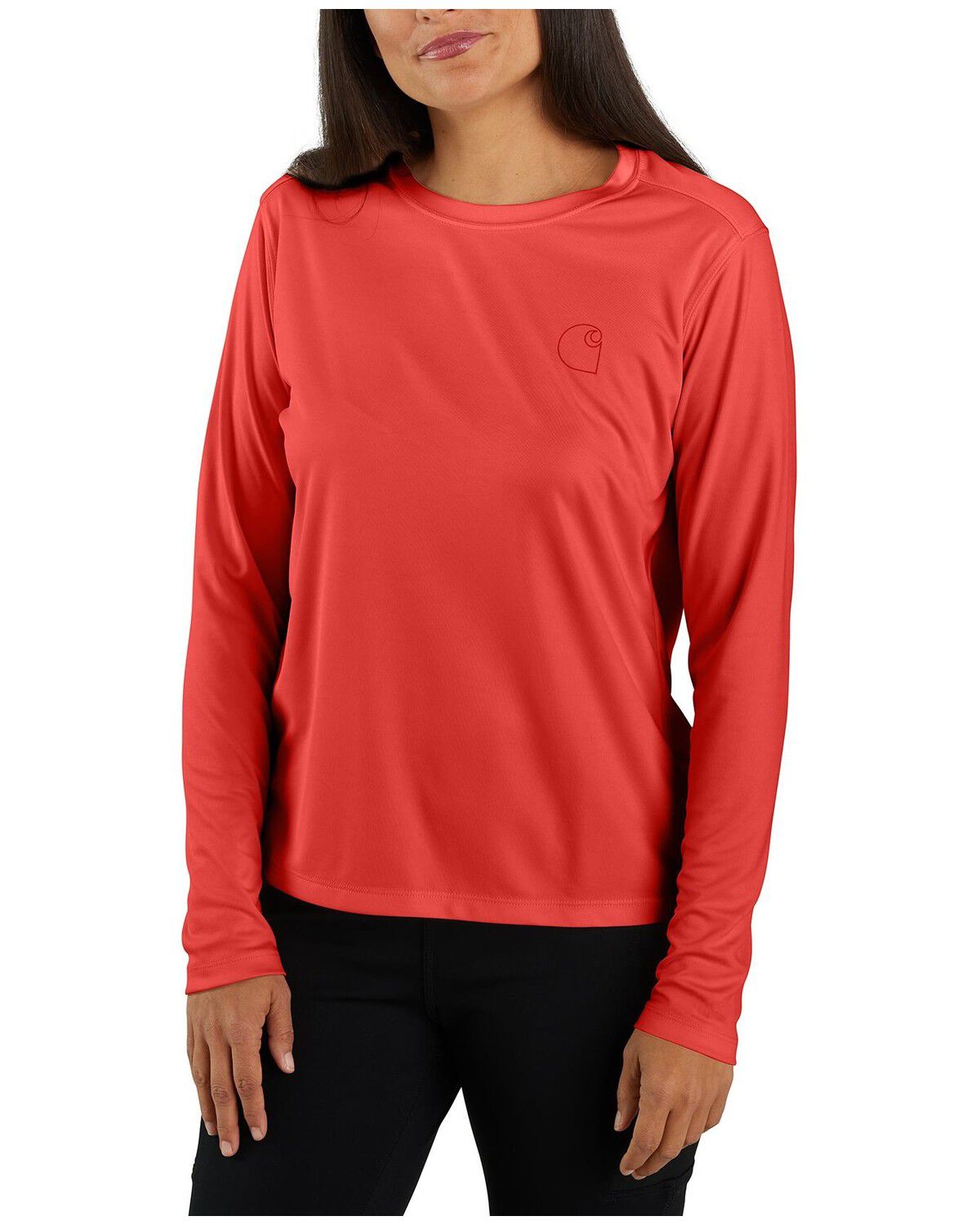 Women's Carhartt Force Sun Defender Relaxed Fit Lightweight Long Slee