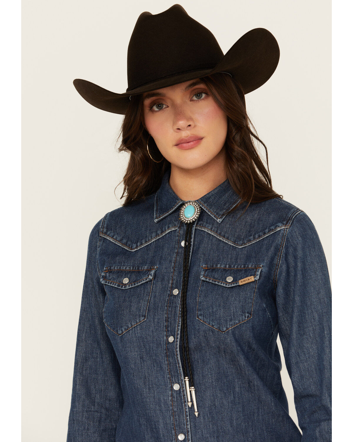 Women's Shyanne Rhinestone Concho Bolo Tie