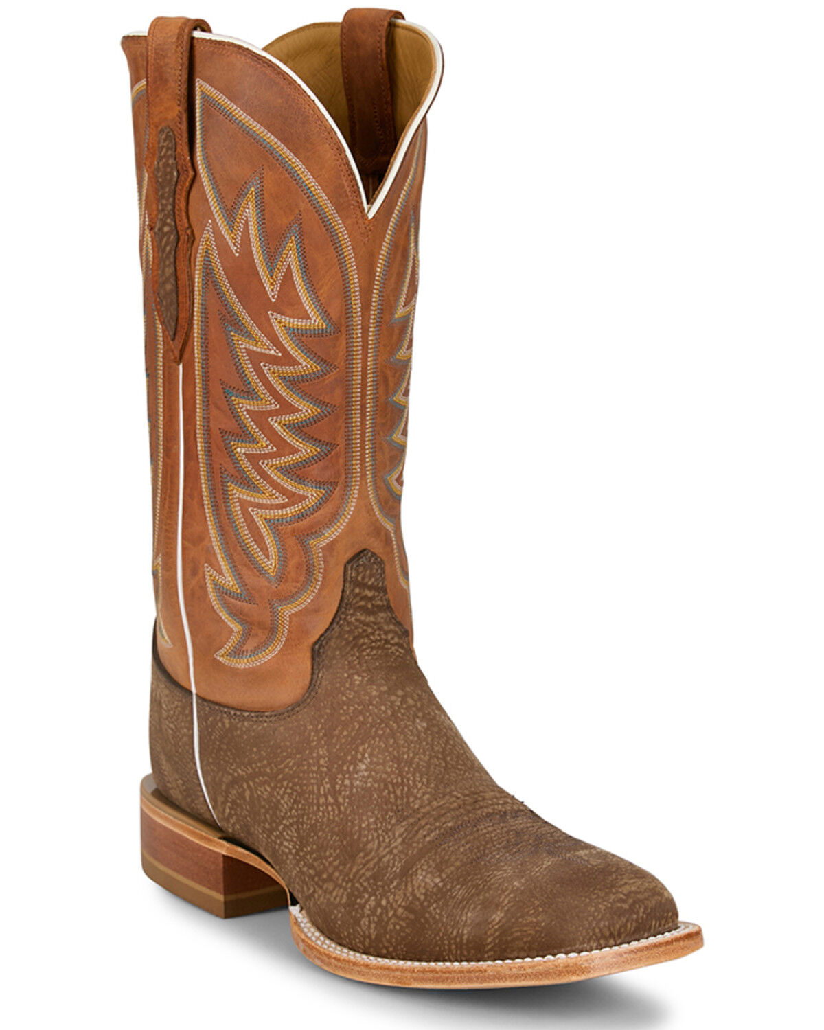 Men's Justin Cowman Tall Western Boots - Broad Square Toe