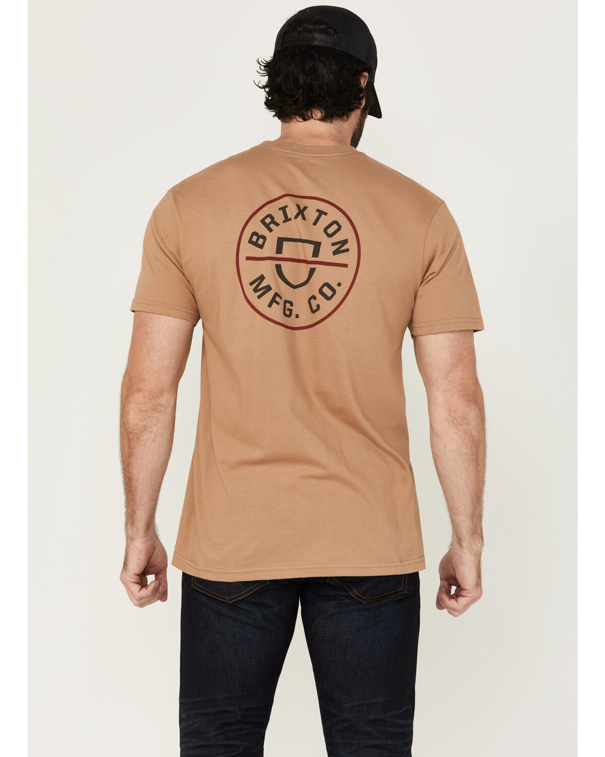 Men's Brixton Crest II Logo Short Sleeve Graphic T-Shirt