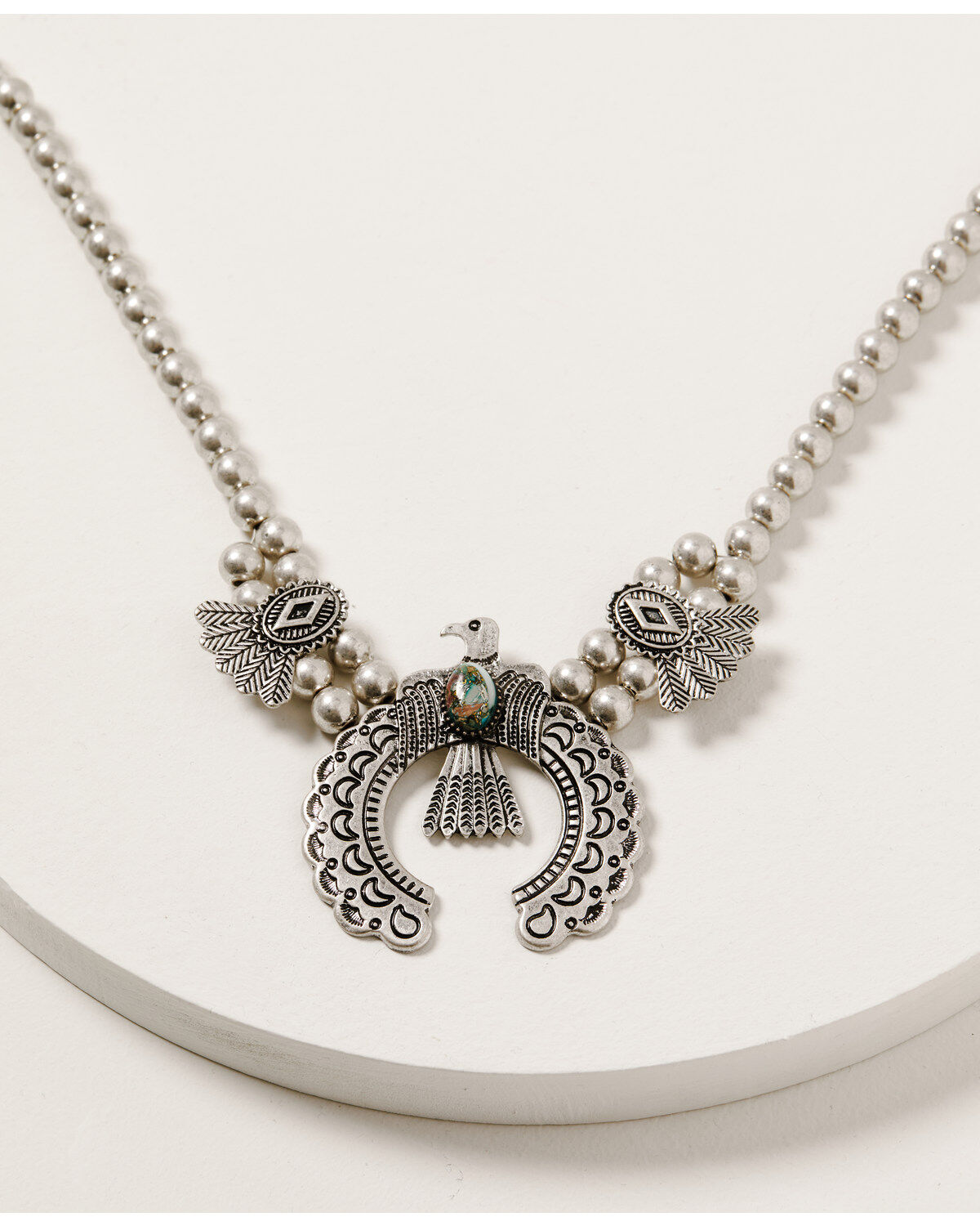 Women's Shyanne Mystic Summer Thunderbird Squash Blossom Necklace