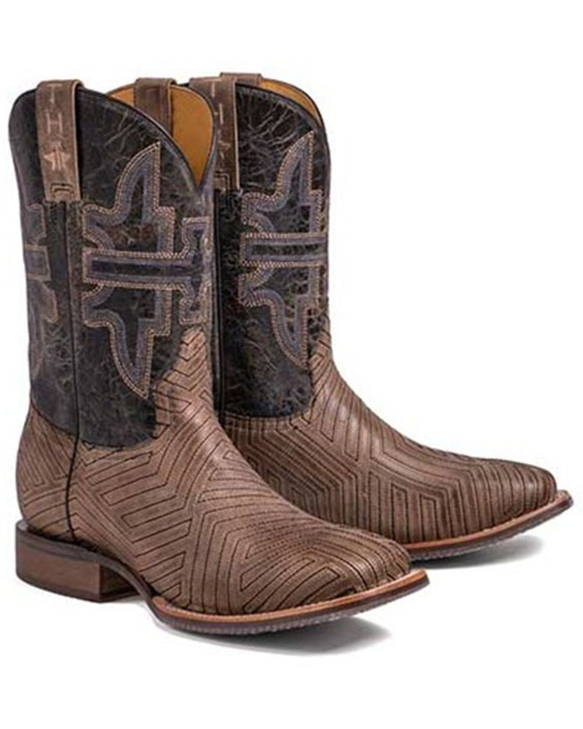 Men's Tin Haul Rowdy Western Boots - Broad Square Toe