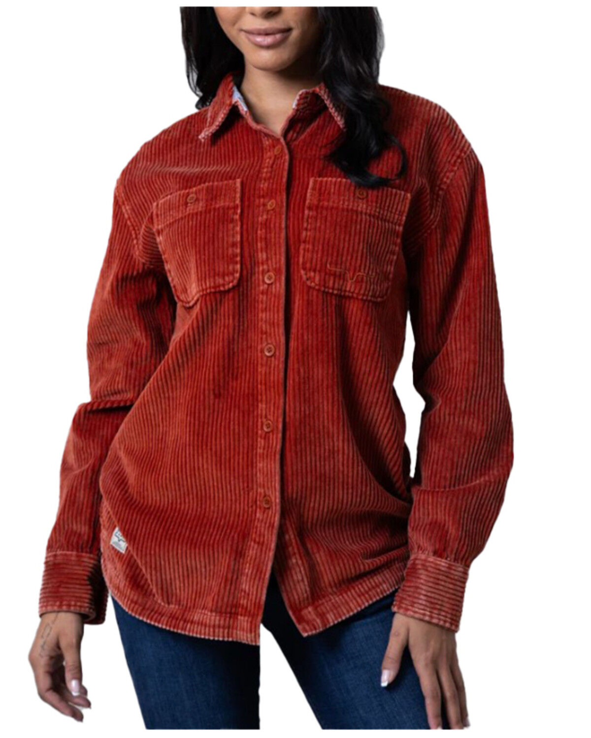 Women's Kimes Ranch Dixon Corduroy Long Sleeve Button-Down Western Shi