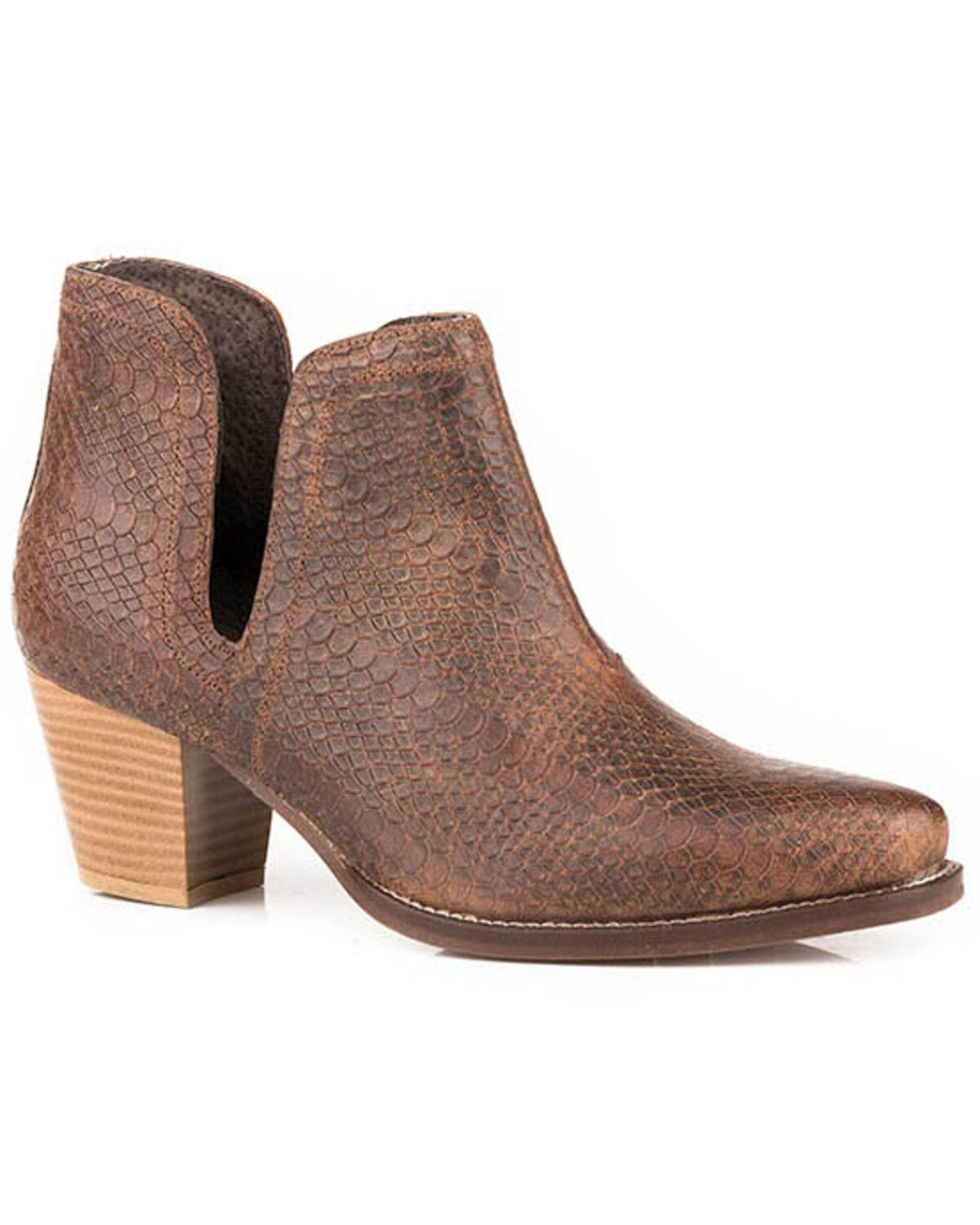 Women's Roper Rowdy Stamped Western Boots - Round Toe