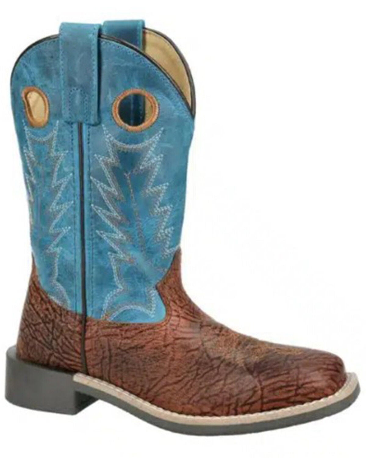 Boys' Smoky Mountain Little Frontier Western Boots - Broad Square Toe