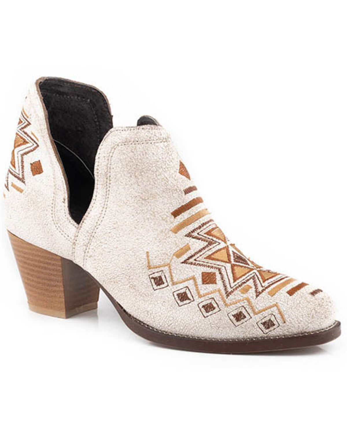 Women's Roper Rowdy Southwestern Western Booties - Snip Toe