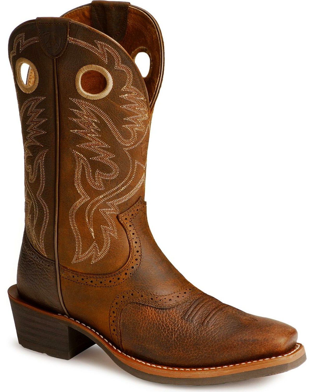 Men's Ariat Heritage Roughstock Performance Western Boots - Square Toe